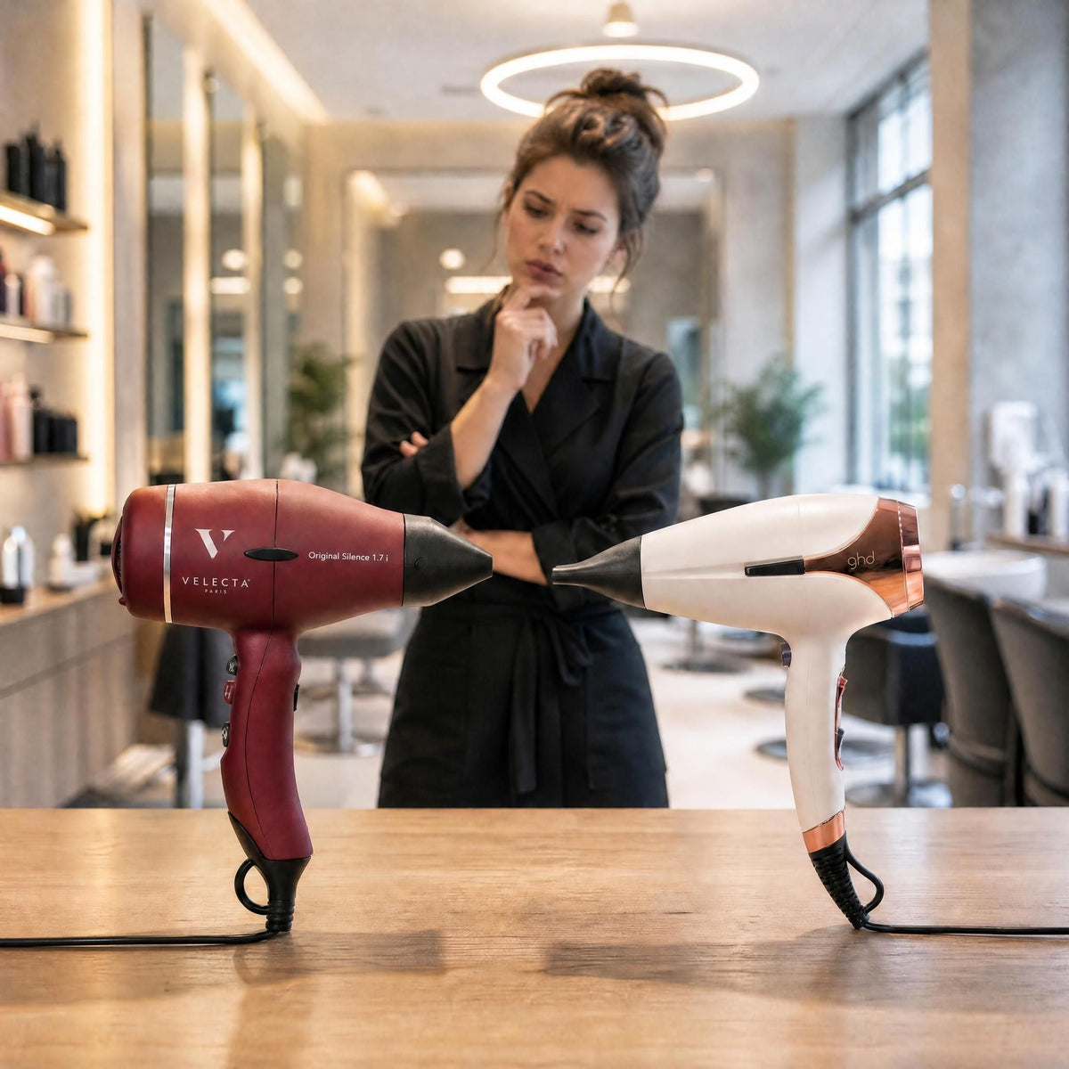 H159 VELECTA Paris sèche-cheveux professionnel avis vs GHD