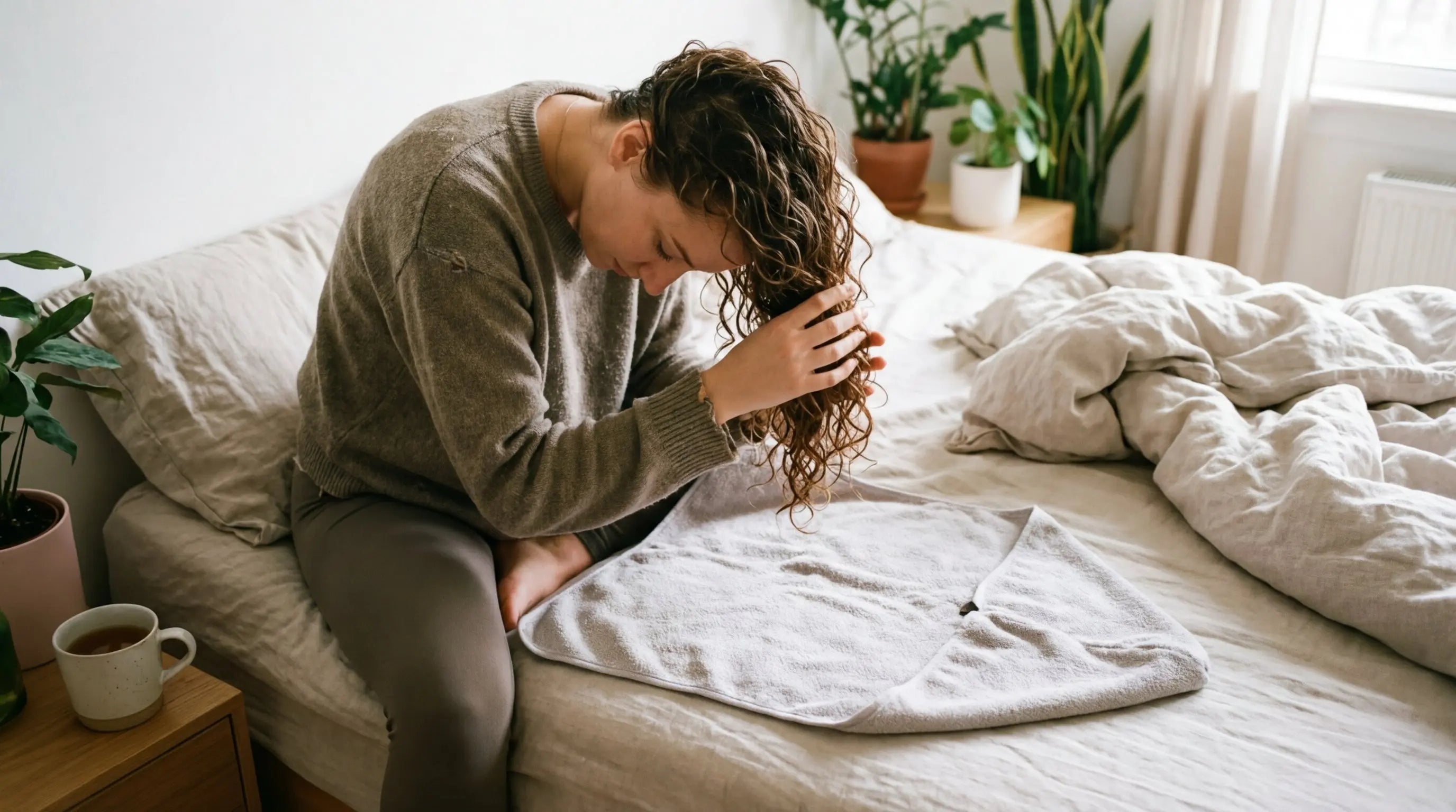 #4 Plopping cheveux bouclés | Tutoriel pour boucles définies