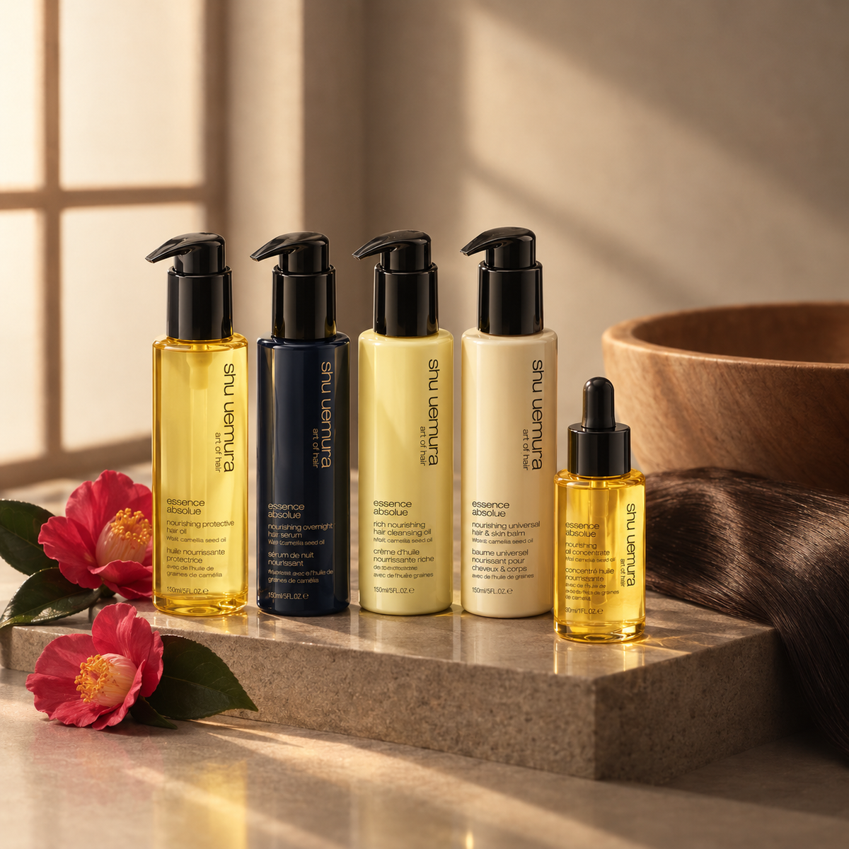 H172 Shu Uemura huile camélia cheveux – bienfaits et usage