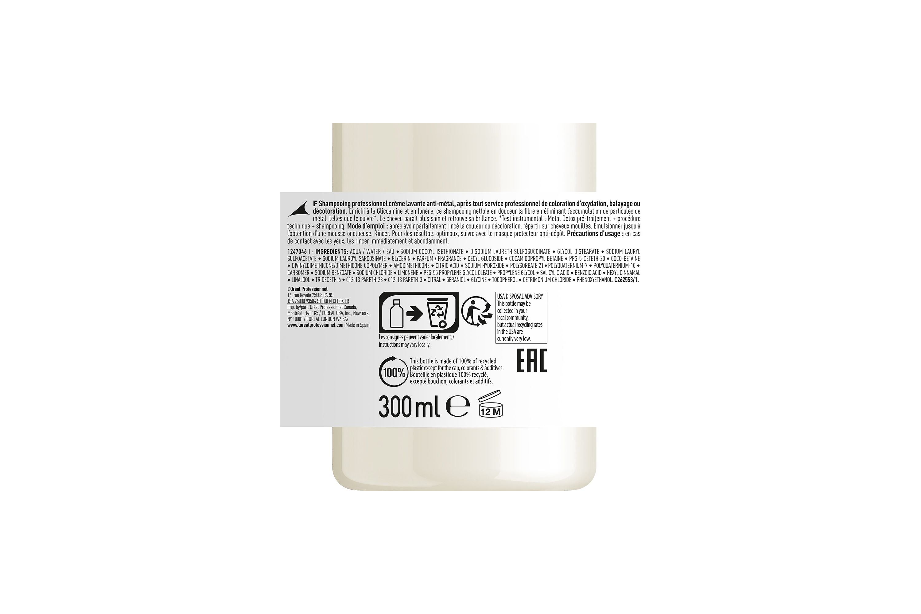 LP SH METAL DETOX 300ML