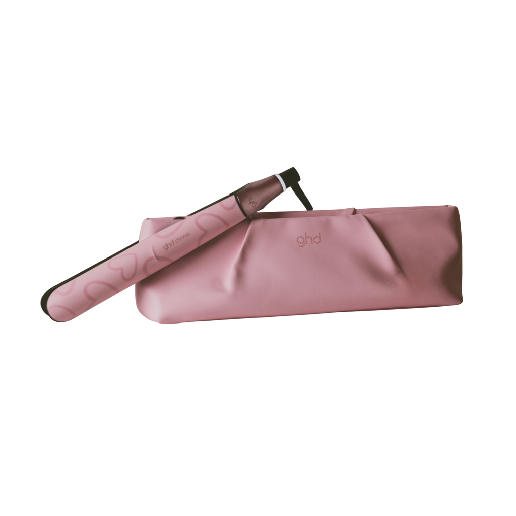 GHD - Chronos - Lisseur collection Pink - rose poudré avec cœur