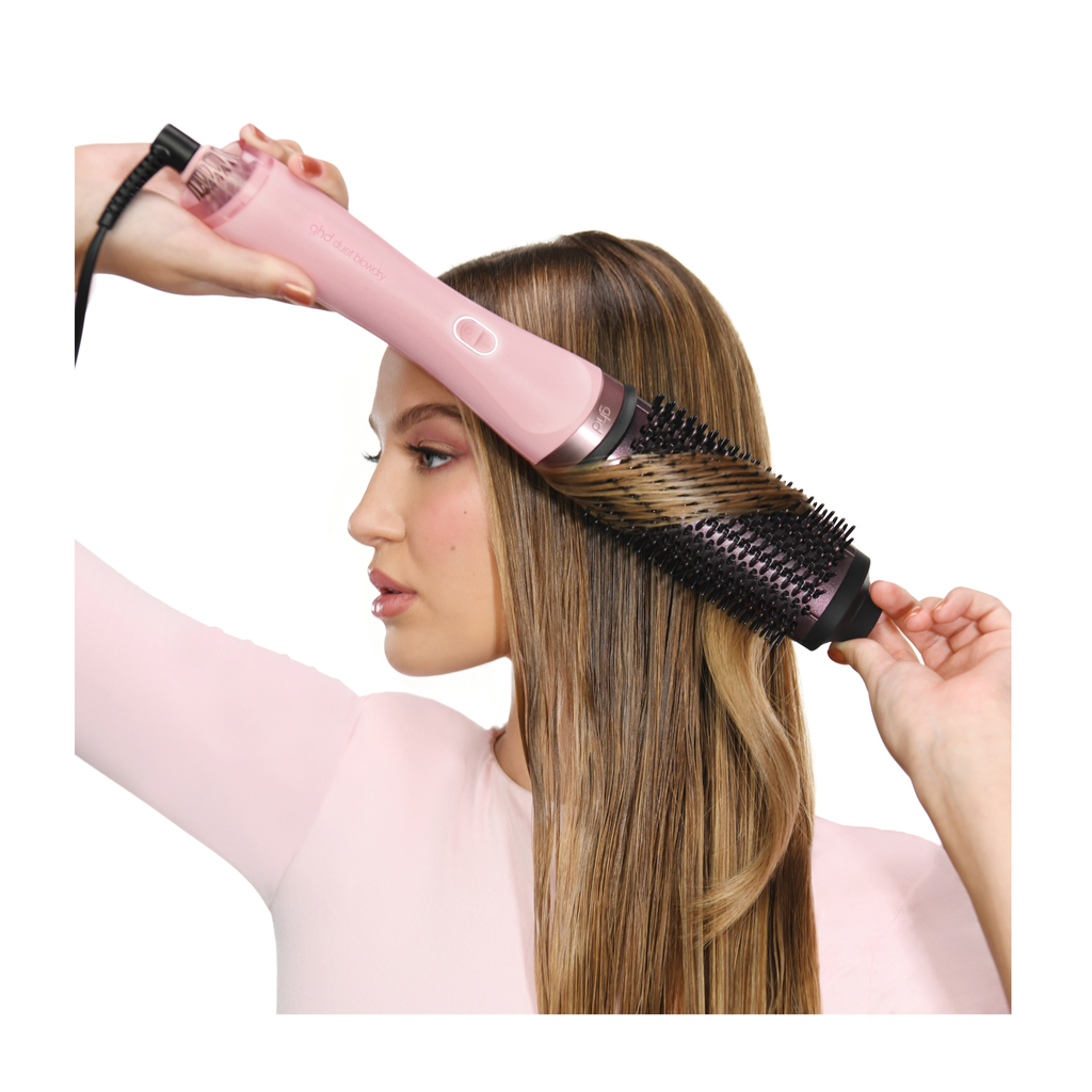 GHD - Duet Blowdry - Brosse soufflante - Collection Pink - Rose poudré