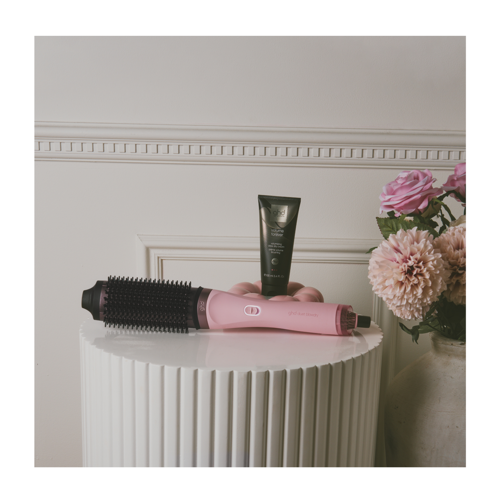 GHD - Duet Blowdry - Brosse soufflante - Collection Pink - Rose poudré