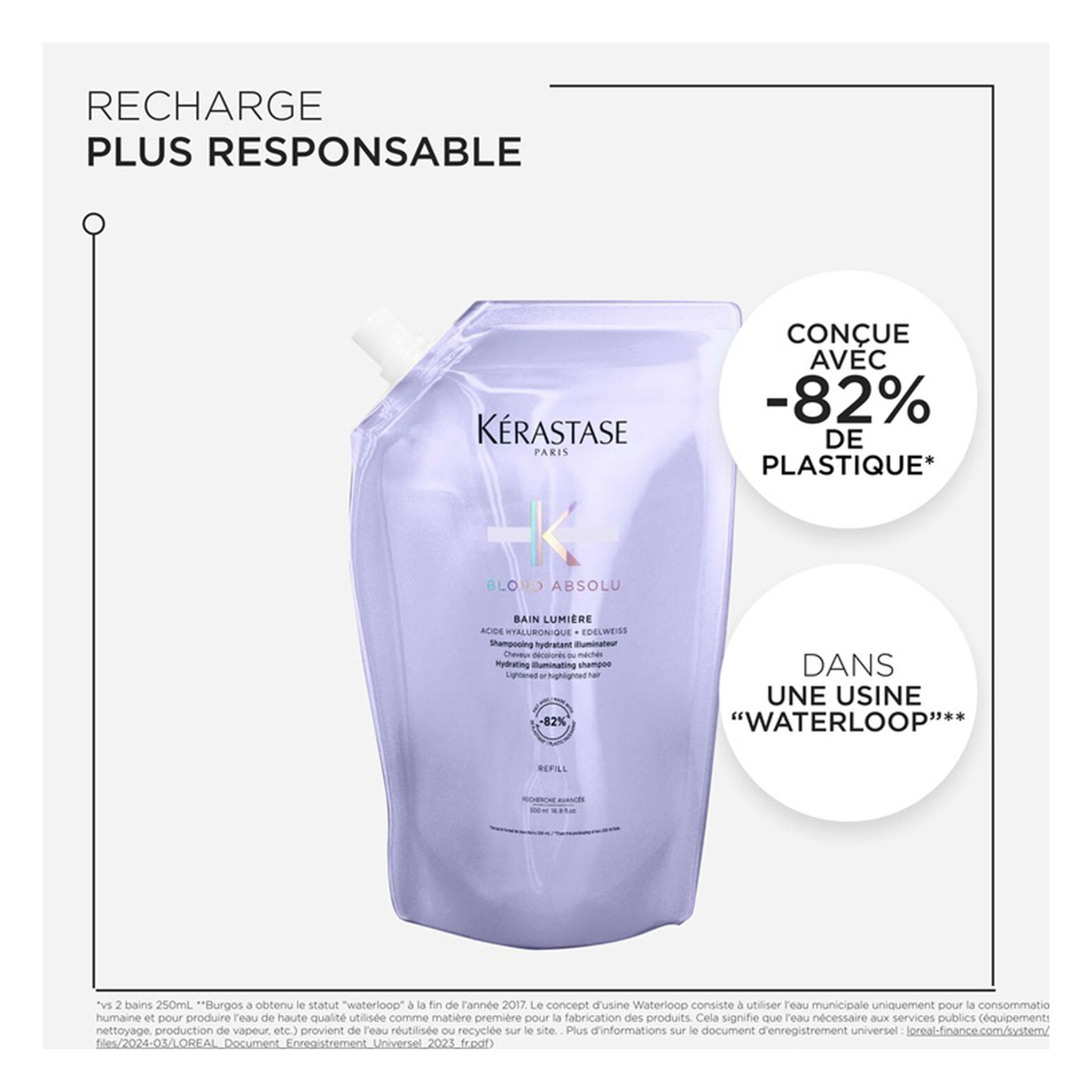 Kérastase - Bain lumière - 500 ML - RECHARGE KERASTASE