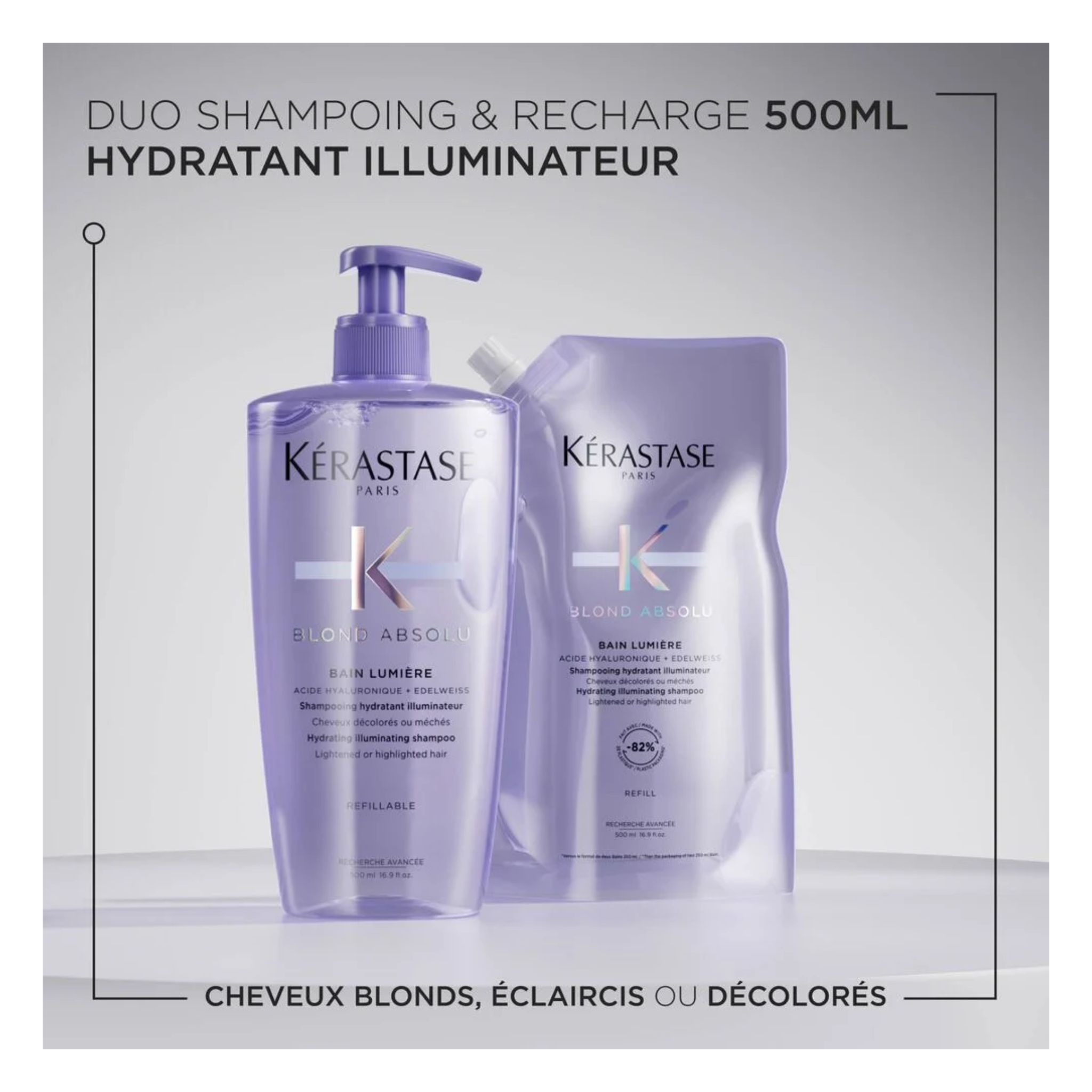 Kérastase - Bain lumière - 500 ML - RECHARGE KERASTASE