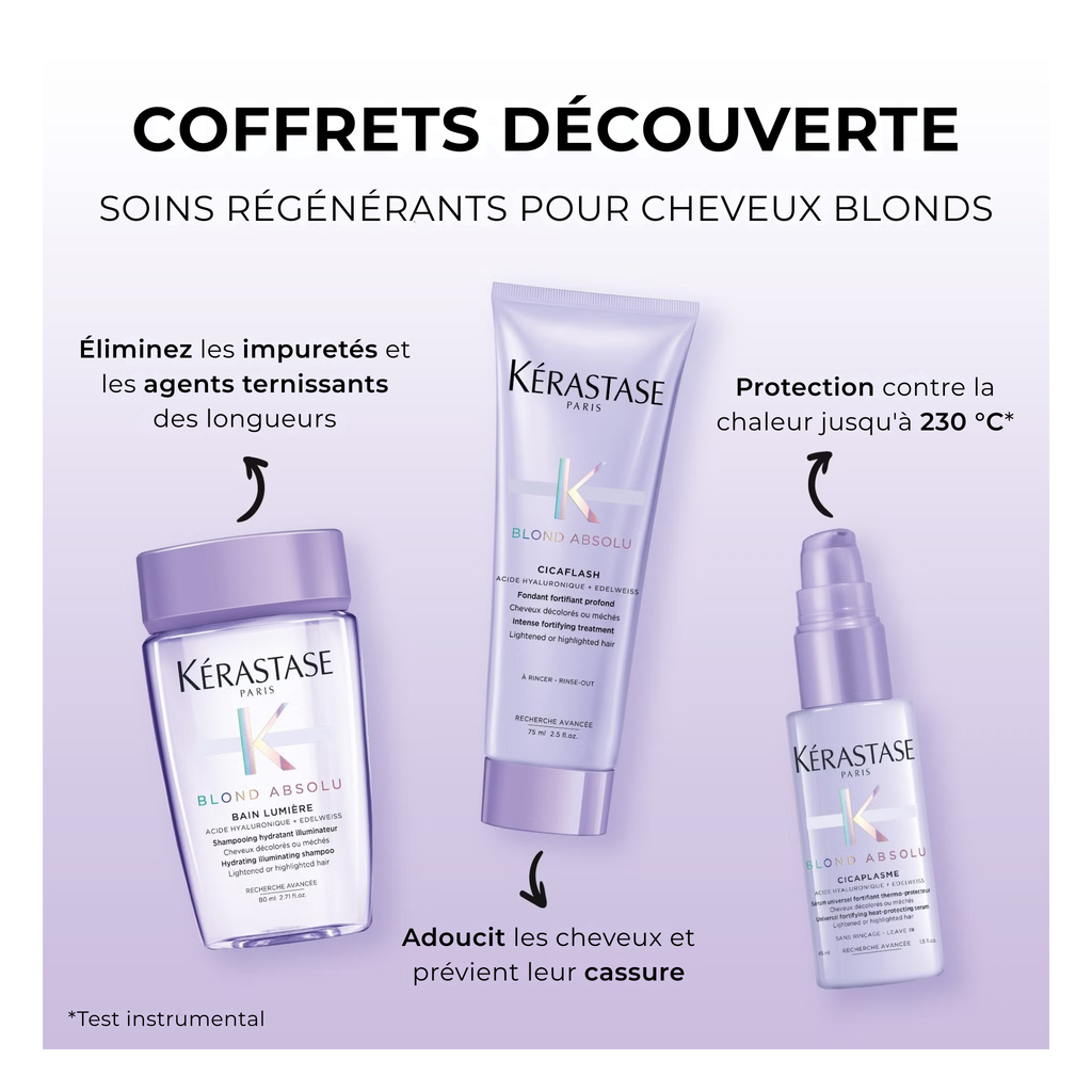 Kérastase - Essentials set - Essentiels pour cheveux blonds - 3 produits KERASTASE