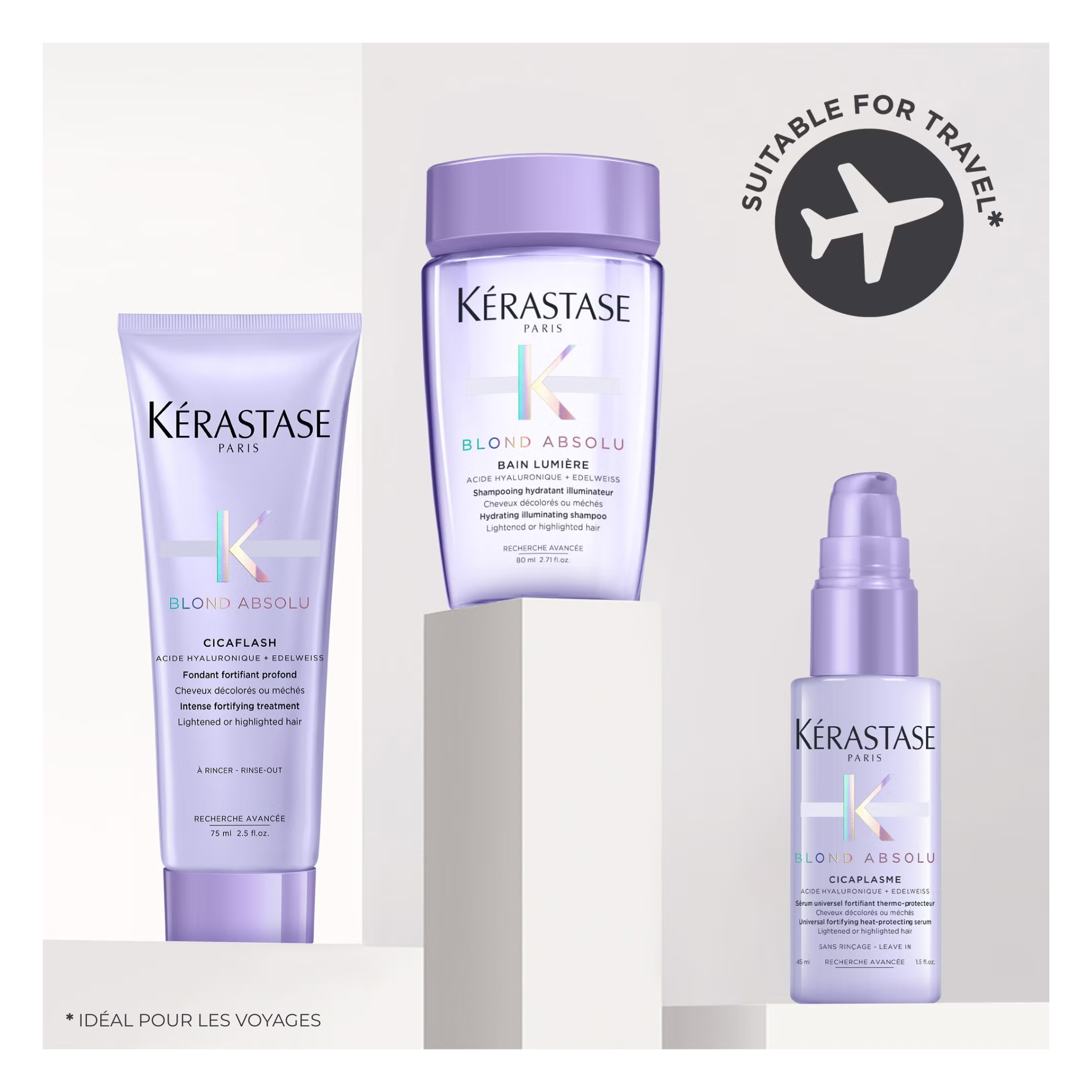 Kérastase - Essentials set - Essentiels pour cheveux blonds - 3 produits KERASTASE