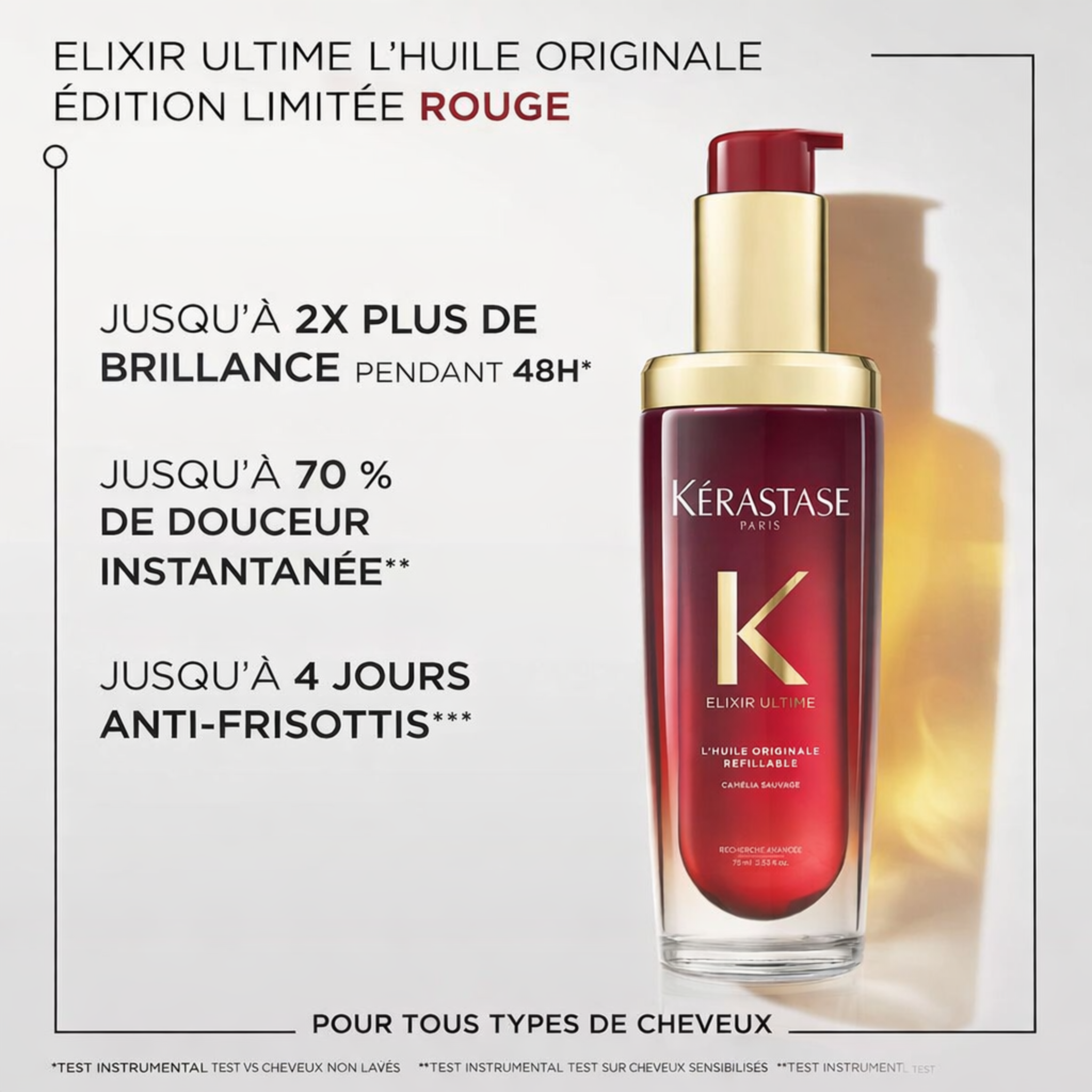 Kérastase - Huile originale élixir ultime - 75 ML - ROUGE EDITION KERASTASE