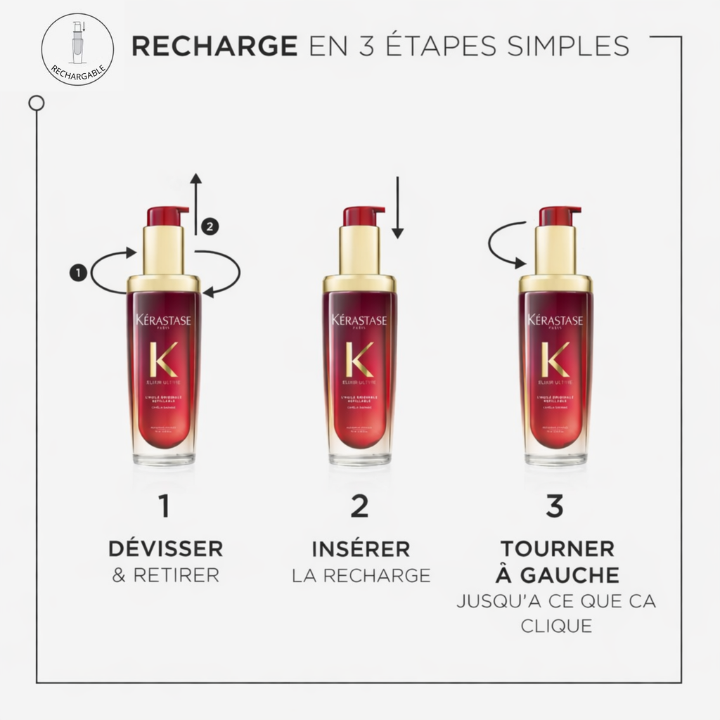 Kérastase - Huile originale élixir ultime - 75 ML - ROUGE EDITION KERASTASE