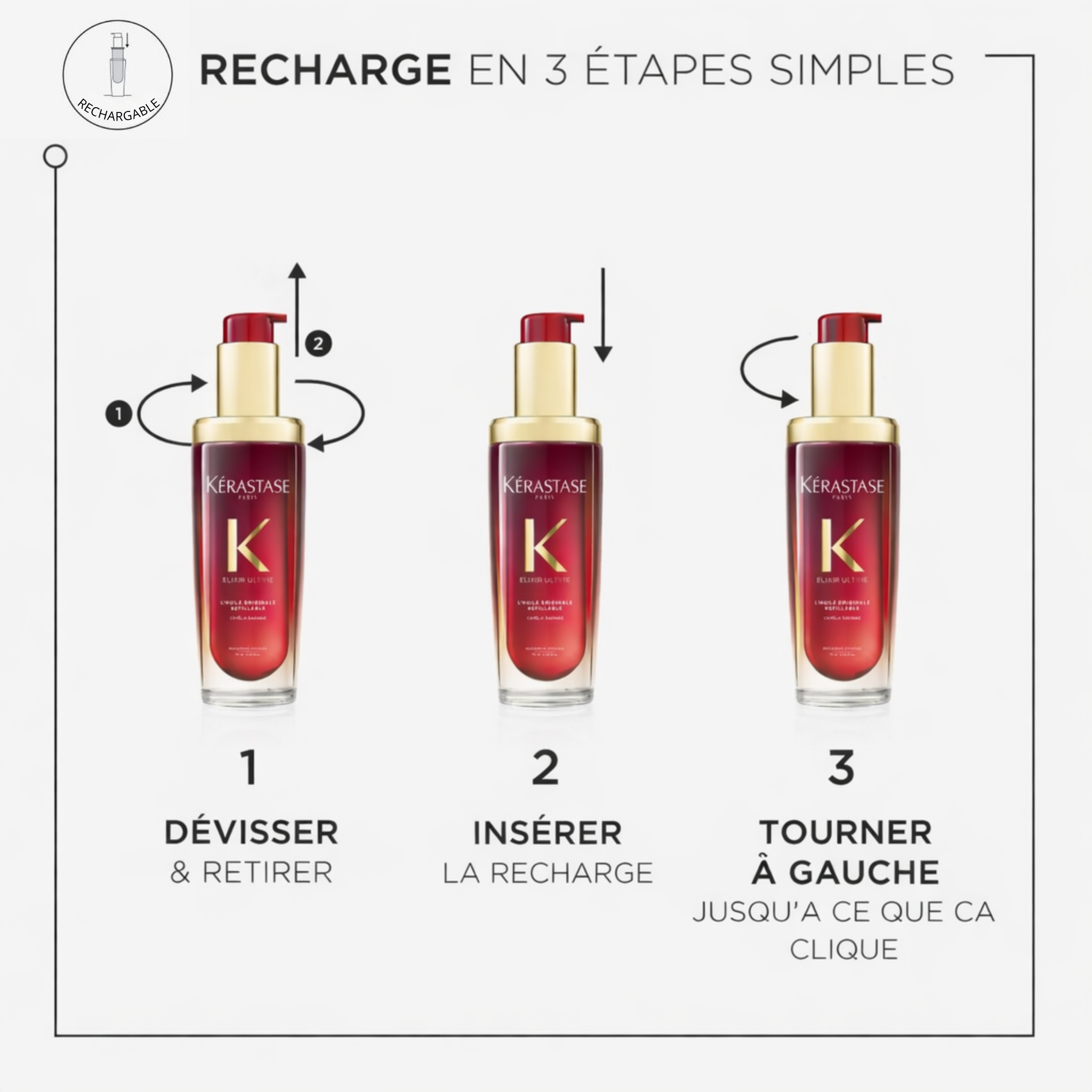 Kérastase - Huile originale élixir ultime - 75 ML - ROUGE EDITION KERASTASE