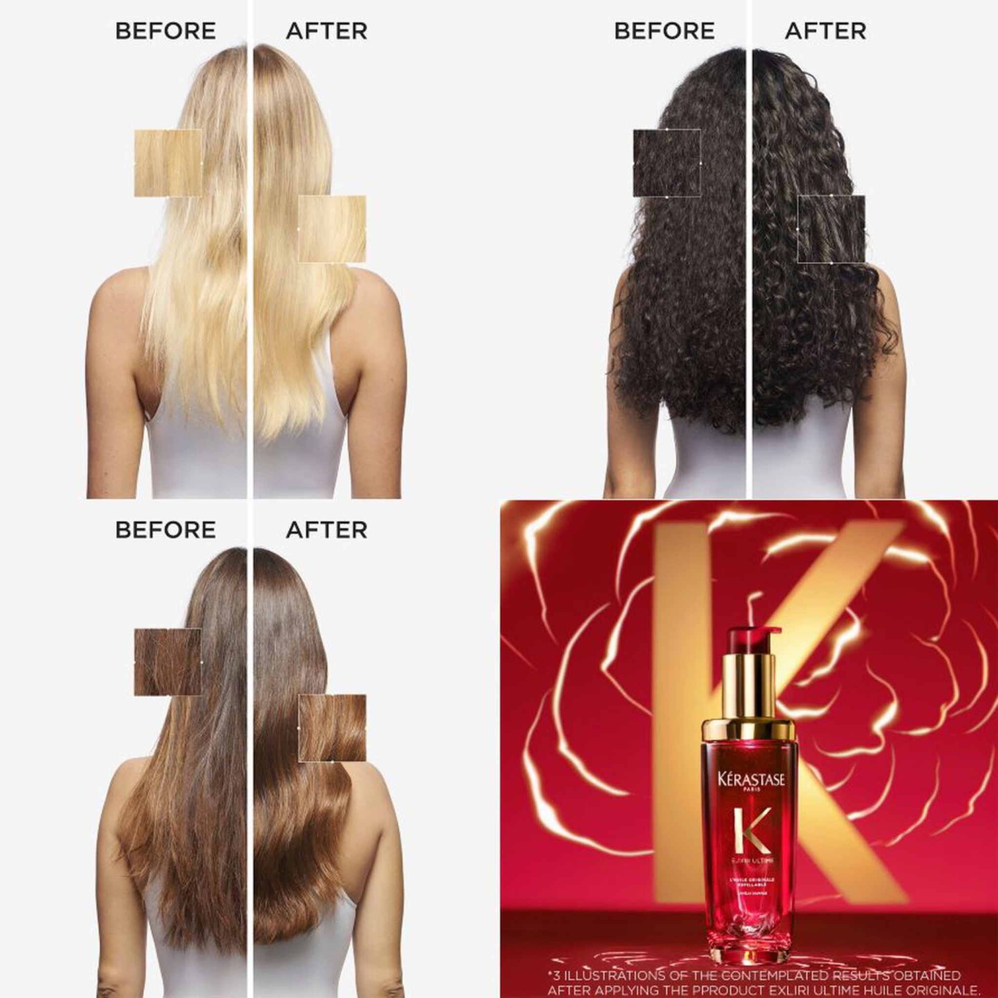 Kérastase - Huile originale élixir ultime - 75 ML - ROUGE EDITION KERASTASE