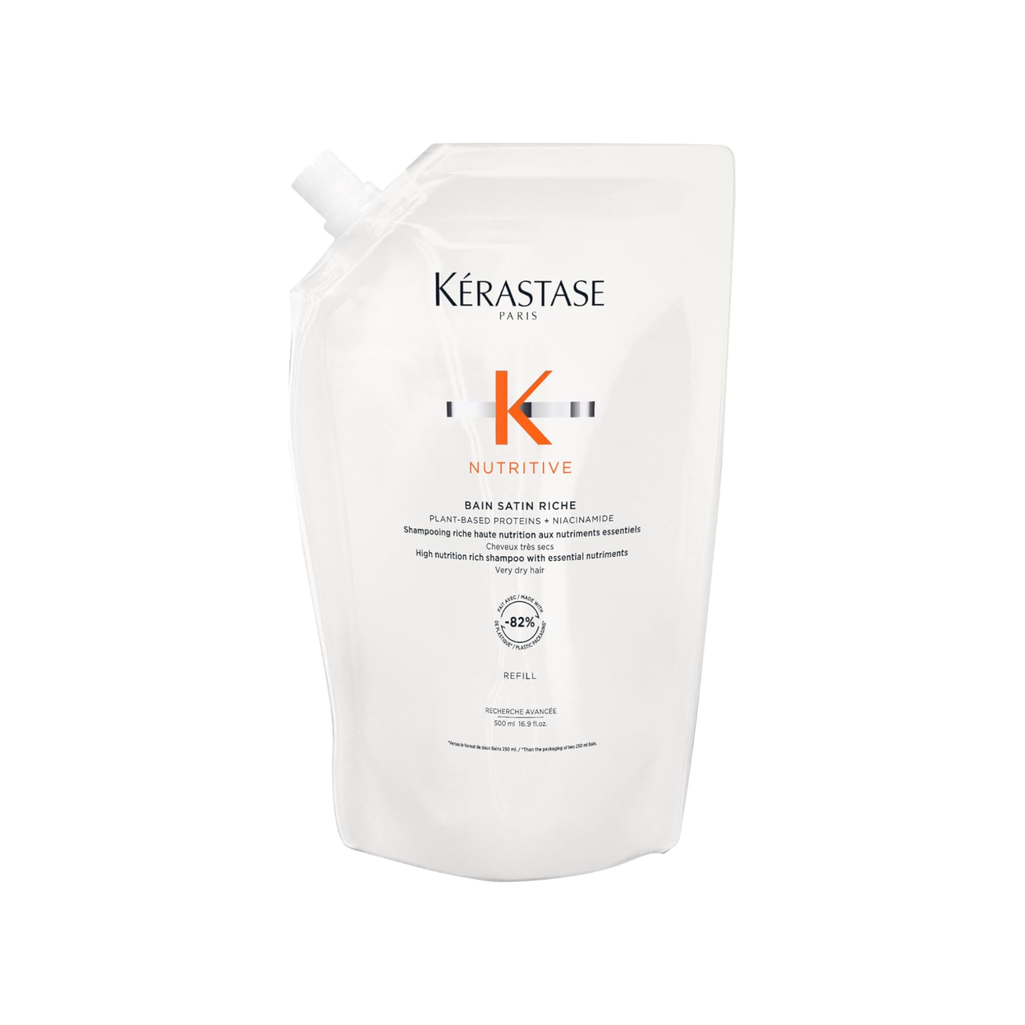 Kérastase - Bain satin riche - 500 ML - RECHARGE KERASTASE