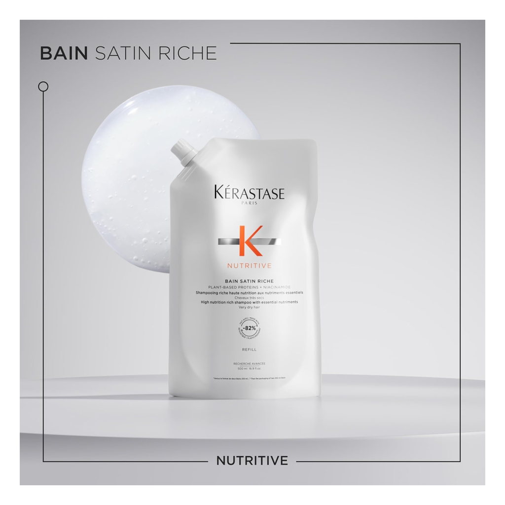 Kérastase - Bain satin riche - 500 ML - RECHARGE KERASTASE
