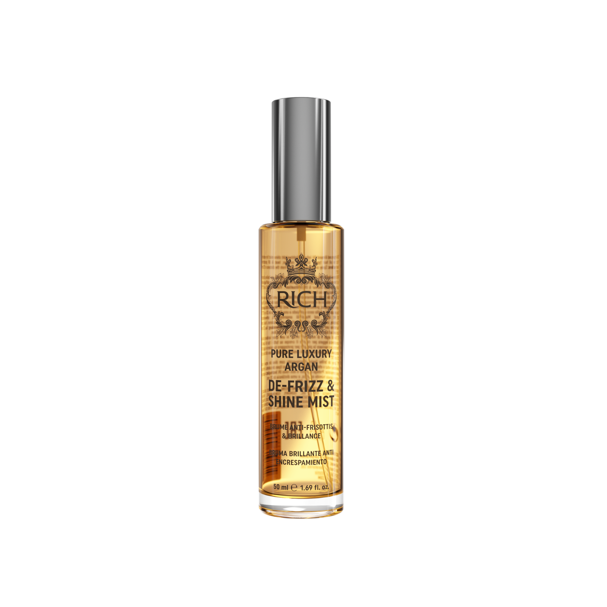 Rich Hair Care - Argan - De-frizz & Shine Mist  - Brume Anti-frisottis et brillance - 50 ML RICH HAIR CARE