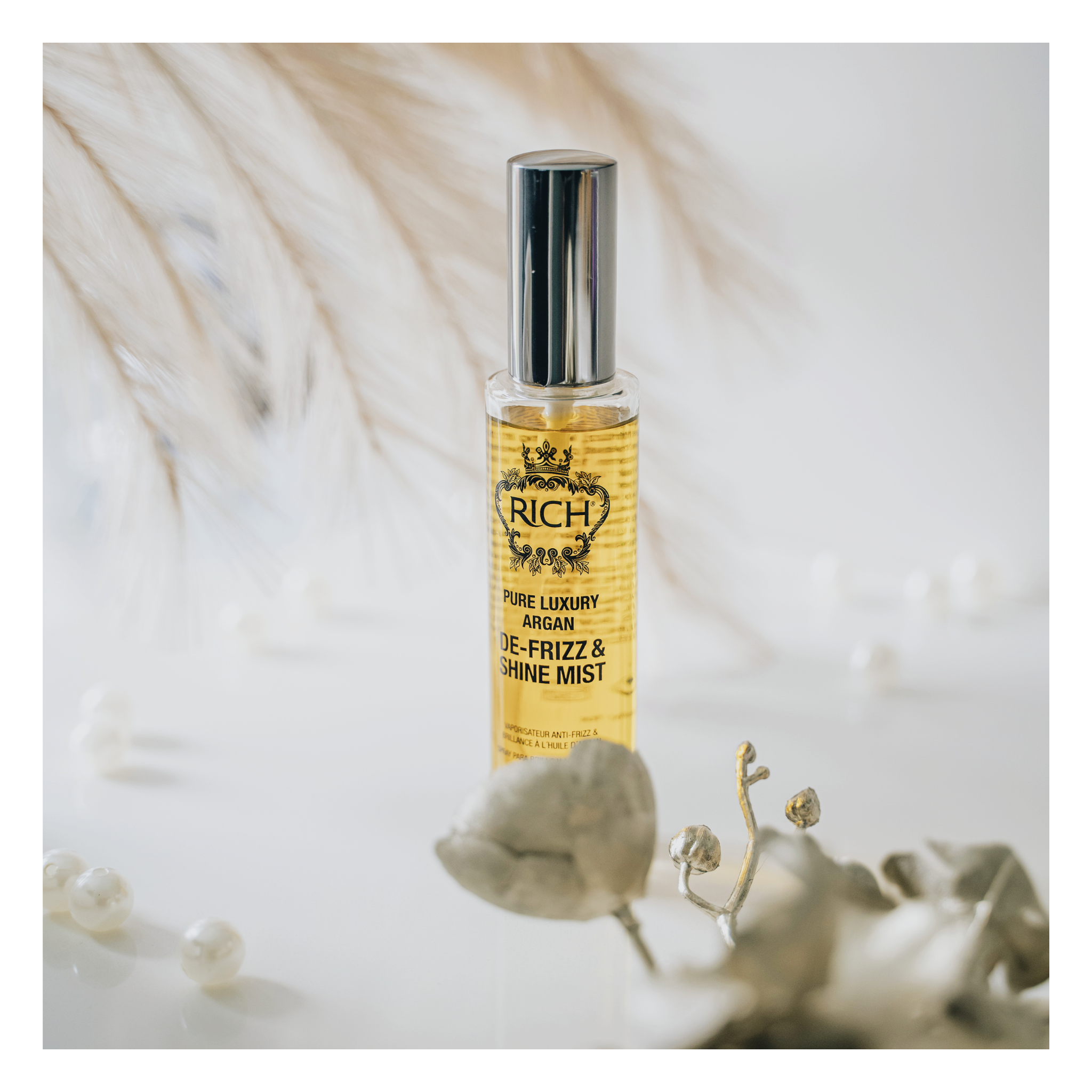 Rich Hair Care - Argan - De-frizz & Shine Mist  - Brume Anti-frisottis et brillance - 50 ML RICH HAIR CARE