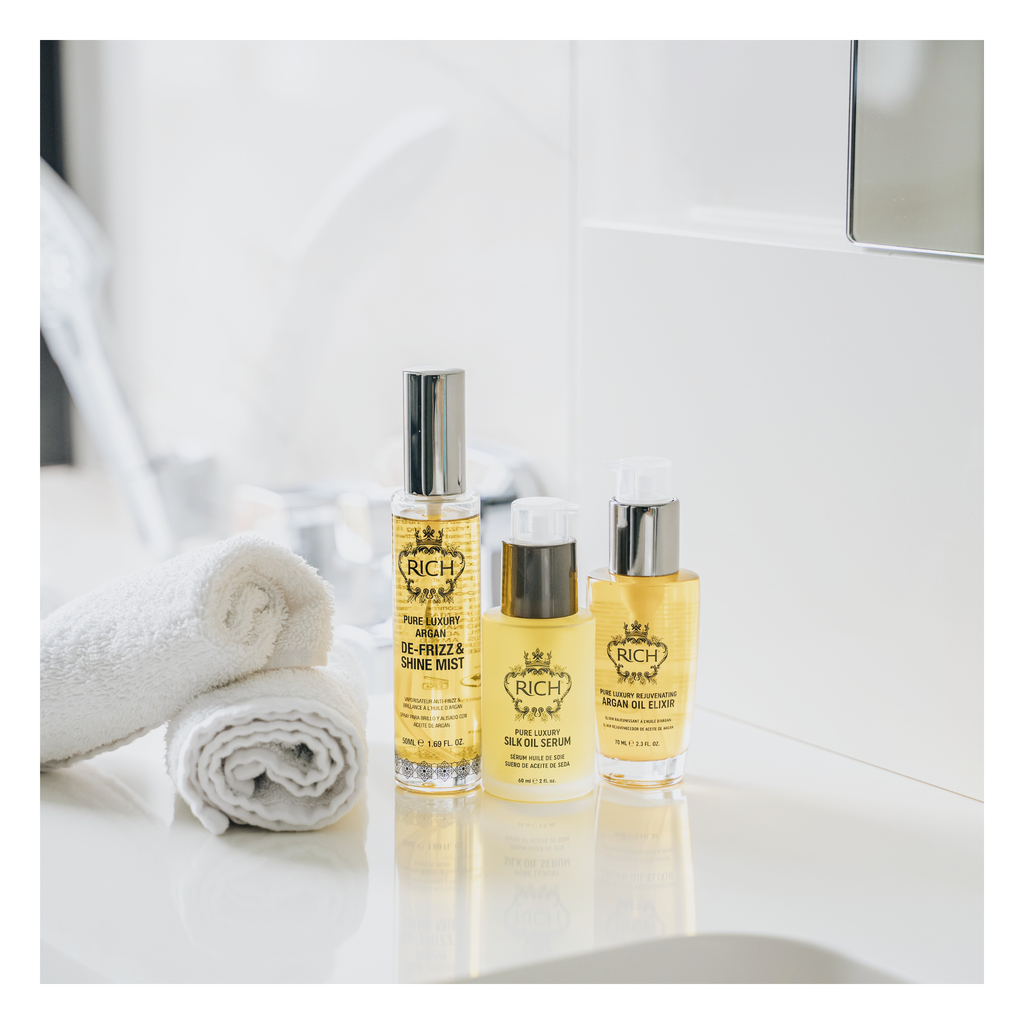 Rich Hair Care - Argan - De-frizz & Shine Mist  - Brume Anti-frisottis et brillance - 50 ML RICH HAIR CARE