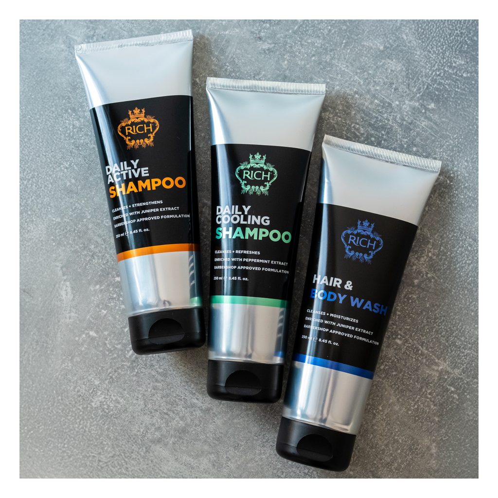 Rich Hair Care - Active - Shampoing actif quotidien - Homme - 250 ML RICH HAIR CARE