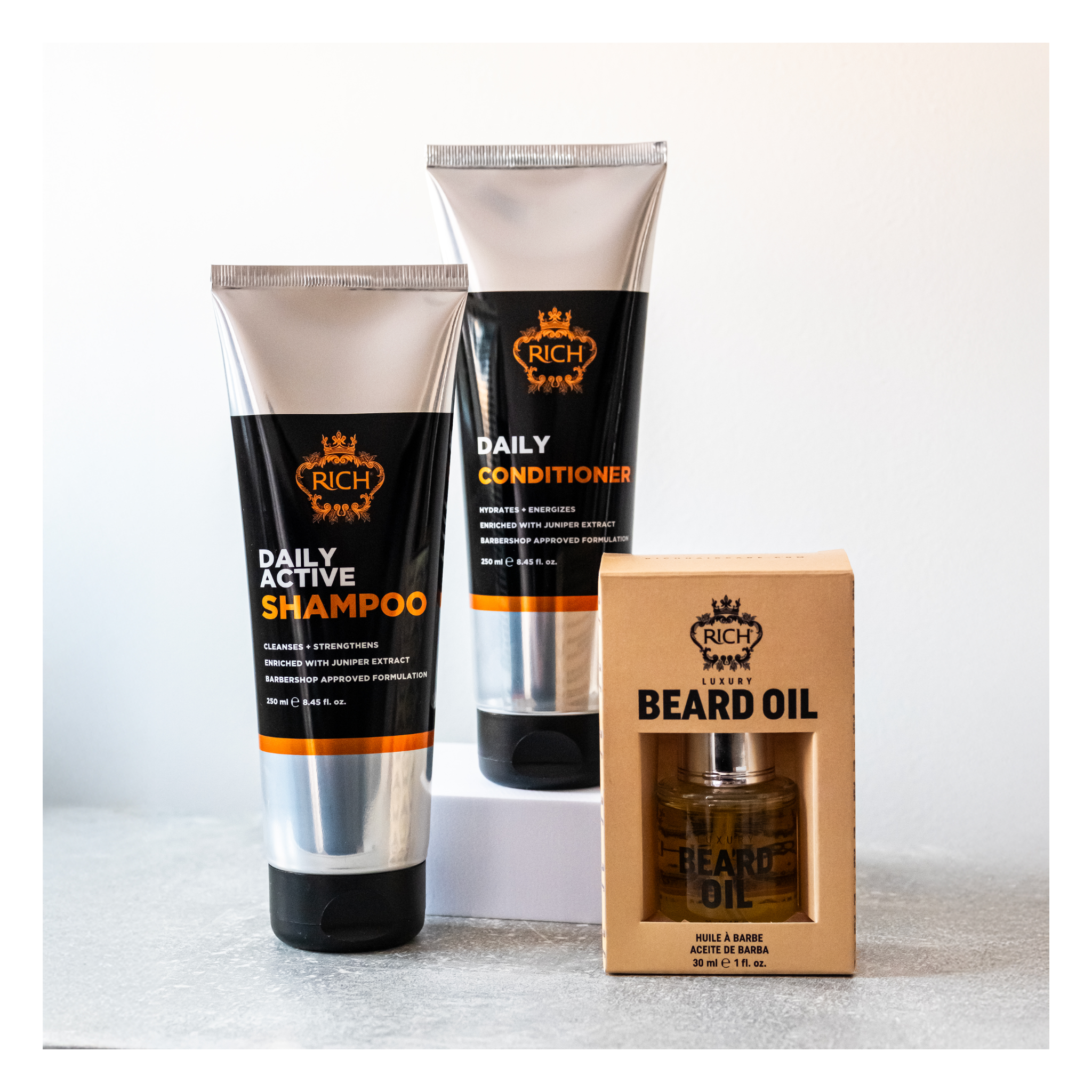 Rich Hair Care - Active - Shampoing actif quotidien - Homme - 250 ML RICH HAIR CARE