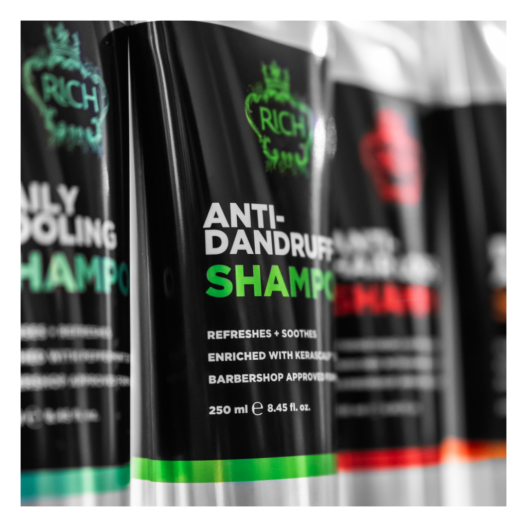 Rich Hair Care - Anti-dandruff - Shampoing antipelliculaire quotidien - Gamme homme - 250 ML RICH HAIR CARE
