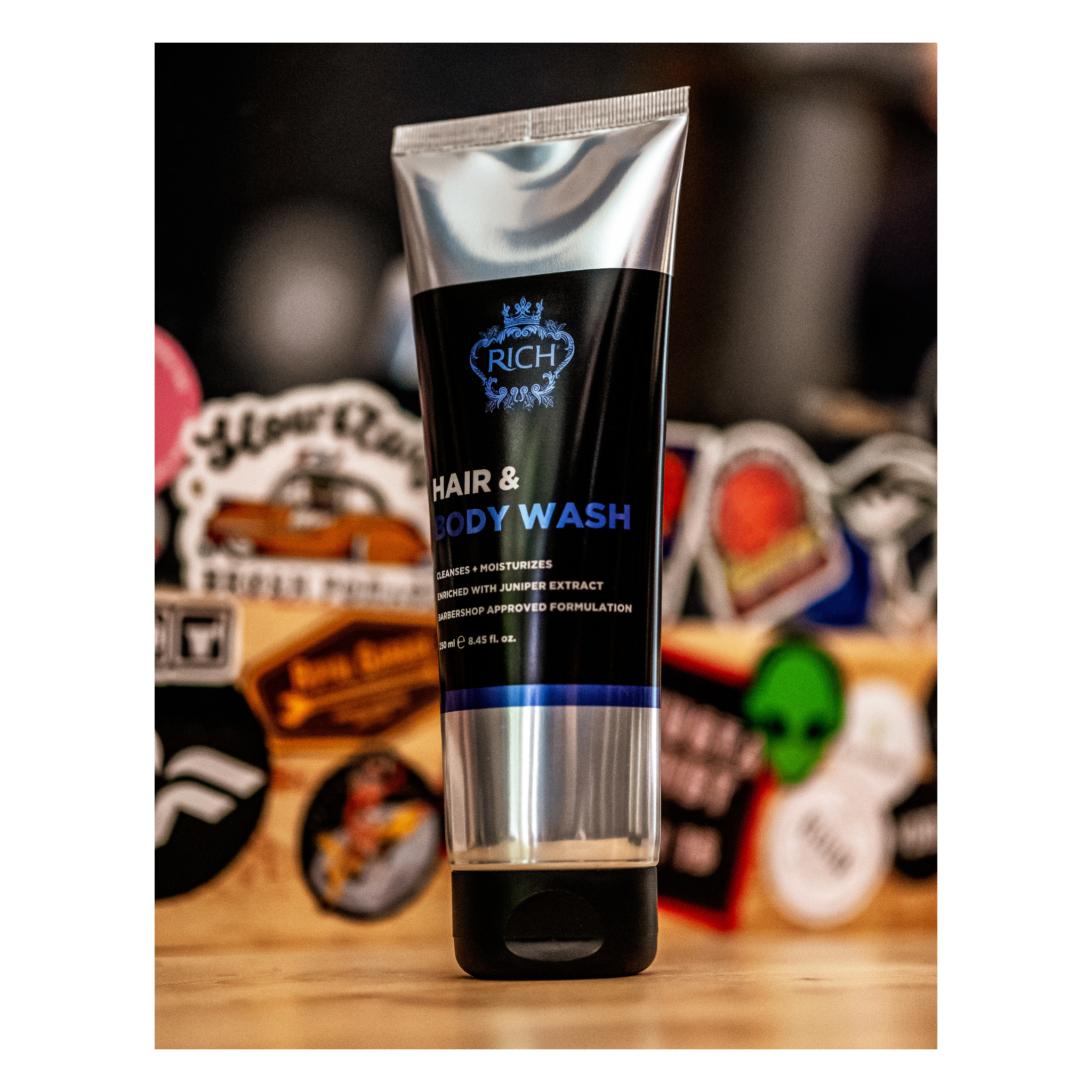 Rich Hair Care - Hair & Body wash - 2 EN 1 Corps et cheveux gamme homme - 250 ML RICH HAIR CARE