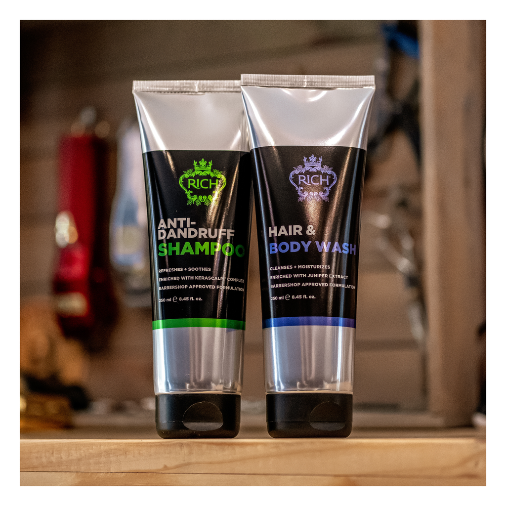 Rich Hair Care - Hair & Body wash - 2 EN 1 Corps et cheveux gamme homme - 250 ML RICH HAIR CARE