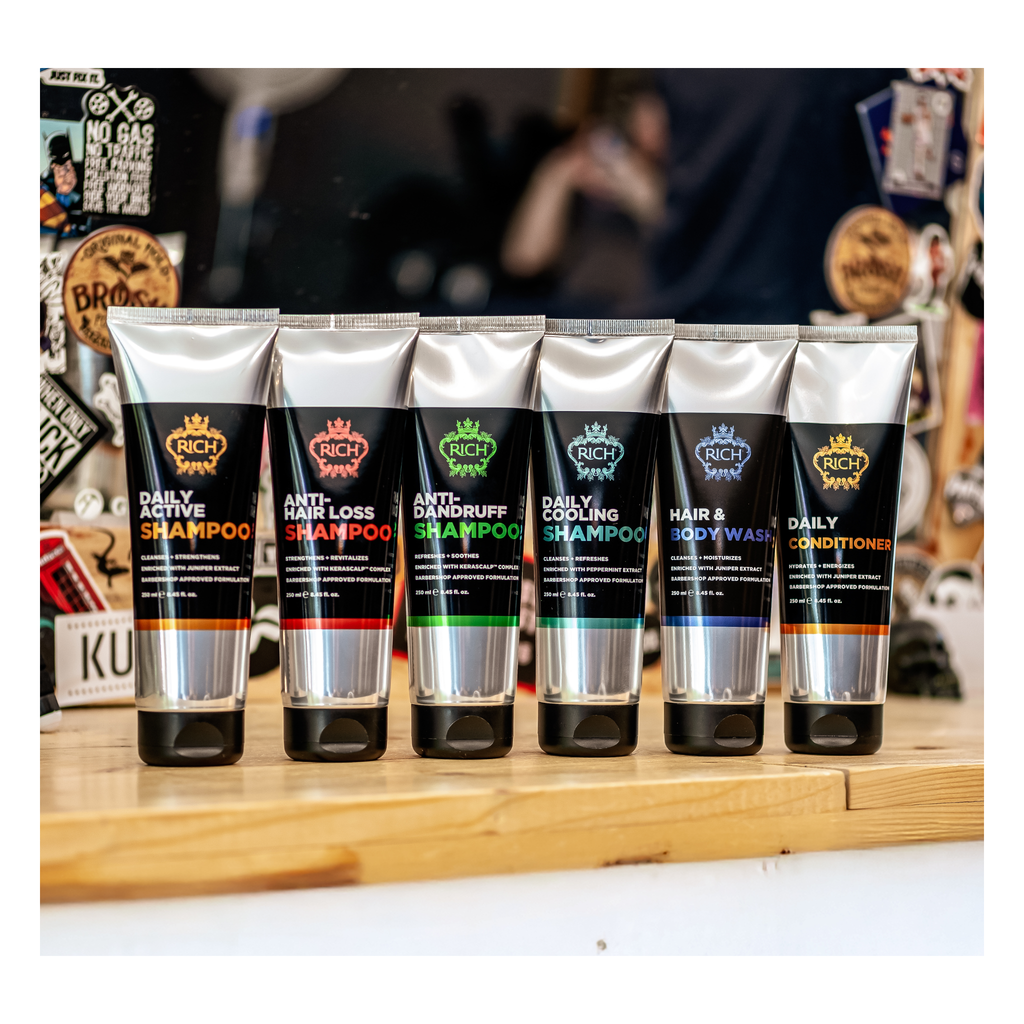 Rich Hair Care - Hair & Body wash - 2 EN 1 Corps et cheveux gamme homme - 250 ML RICH HAIR CARE