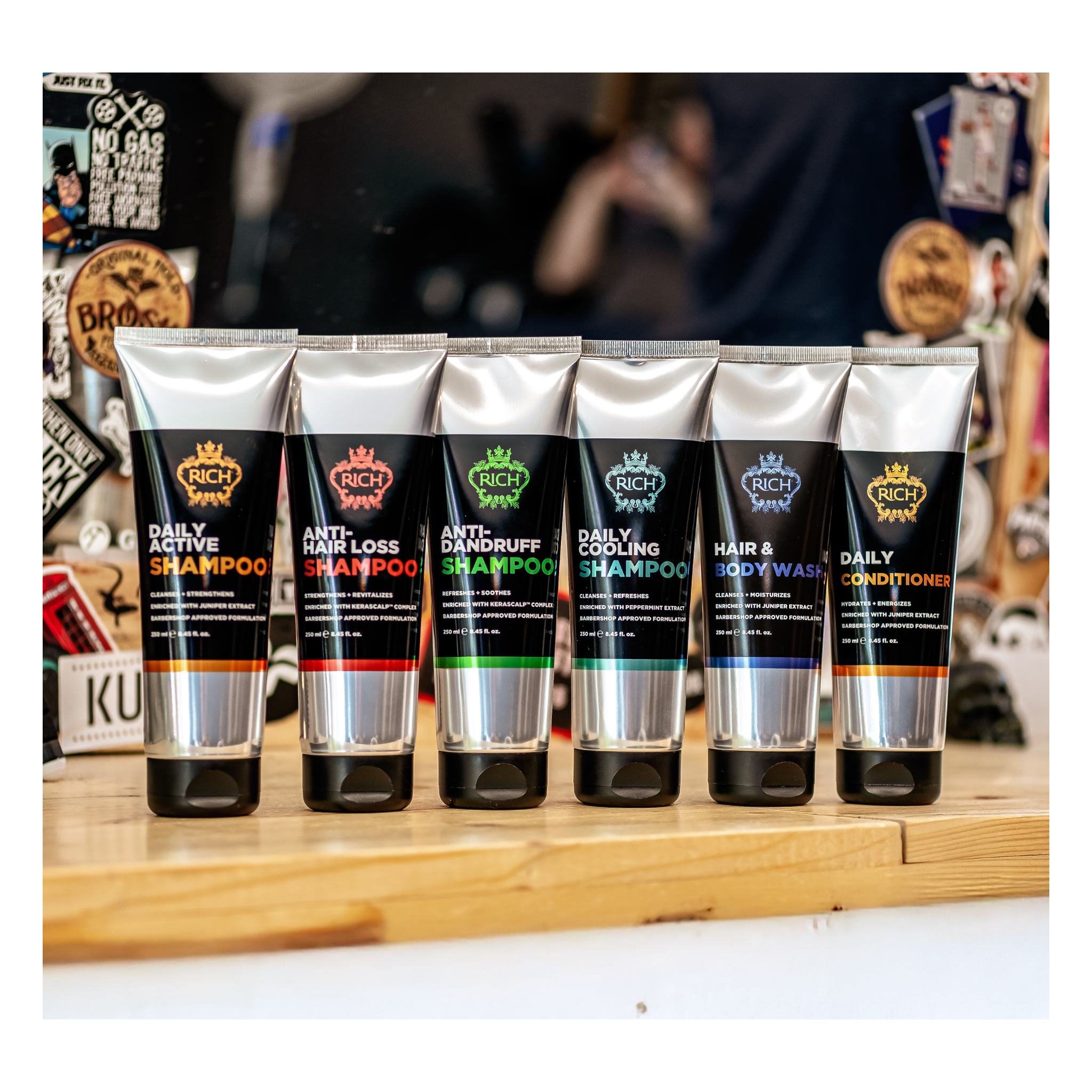 Rich Hair Care - Hair & Body wash - 2 EN 1 Corps et cheveux gamme homme - 250 ML RICH HAIR CARE