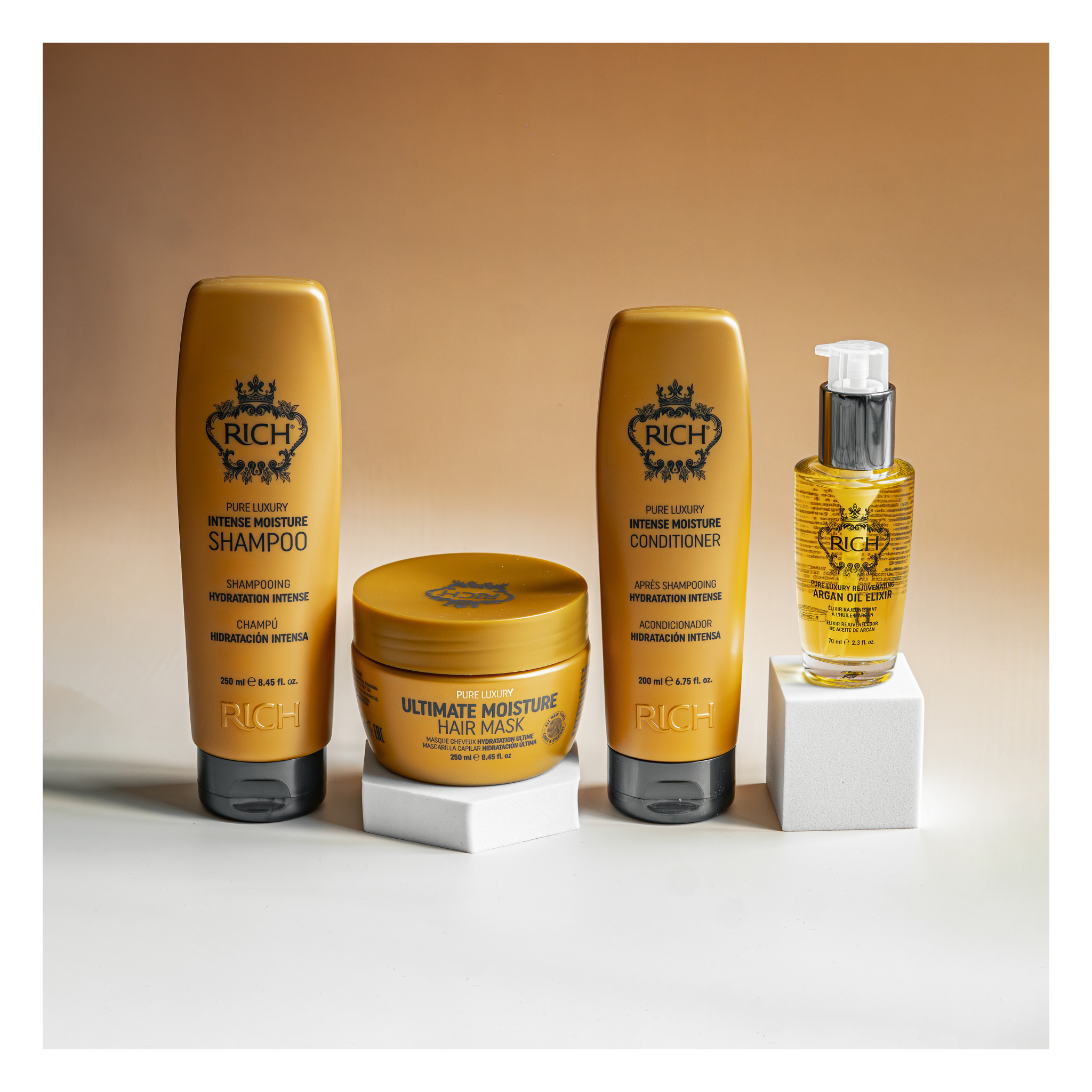 Rich Hair Care - Intense moisture - Après shampoing hydratation intense - 200 ML RICH HAIR CARE