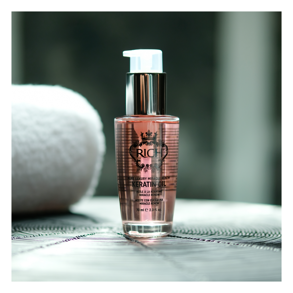 Rich Hair Care - Miracle renew keratin oil - Huile à la kératine - 70 ML RICH HAIR CARE