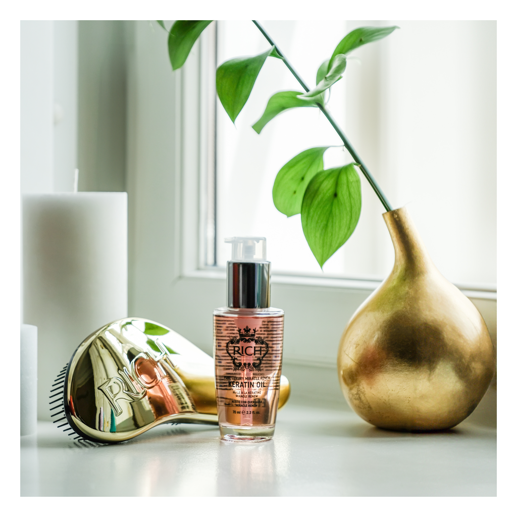 Rich Hair Care - Miracle renew keratin oil - Huile à la kératine - 70 ML RICH HAIR CARE