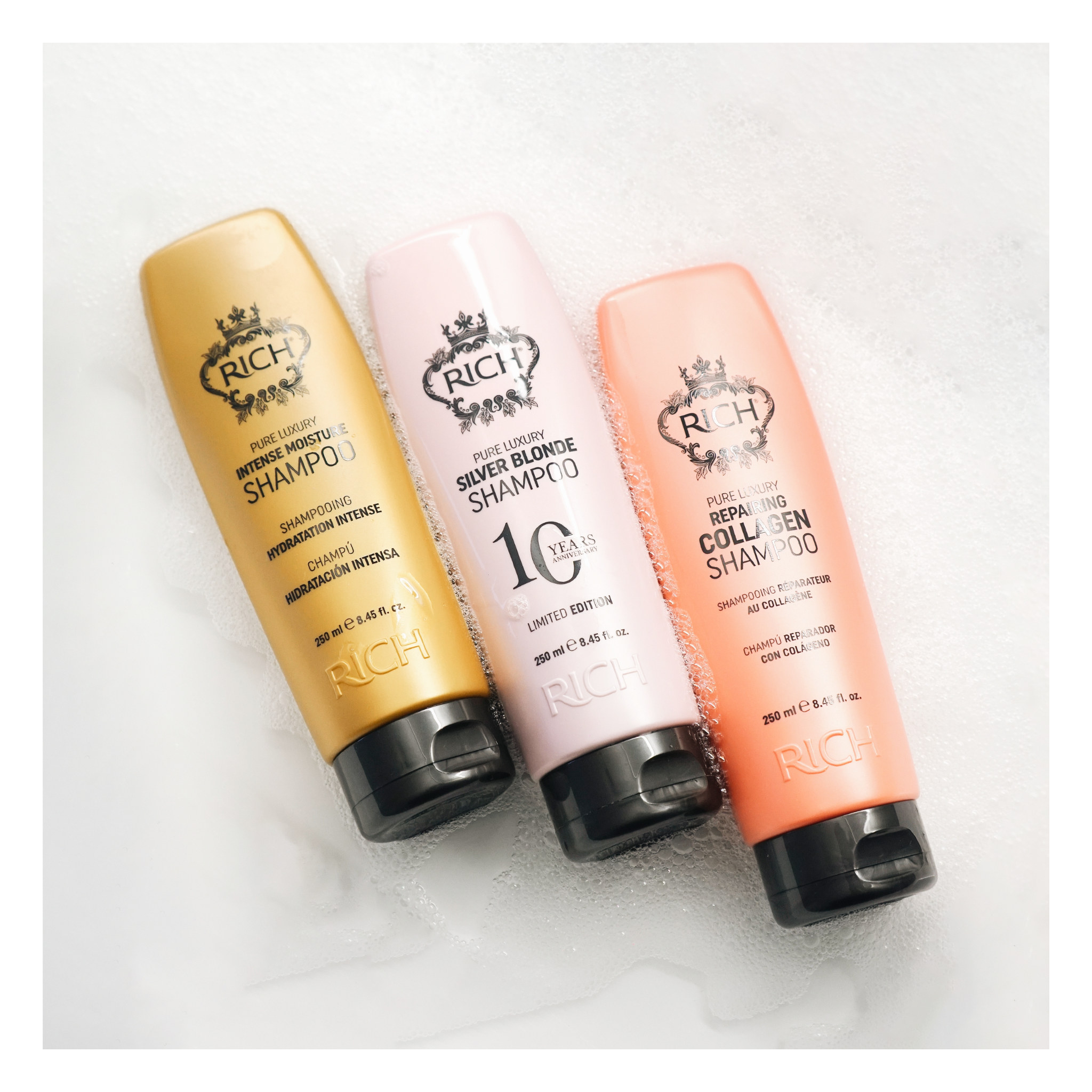 Rich Hair Care - Silver Blonde - Shampoing silver blonde - 250 ML RICH HAIR CARE
