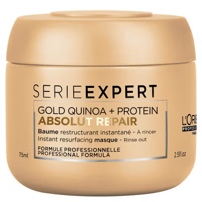 L'Oréal professionnel - Série Expert - Absolu repair - Gold Quinoa + Protein - Baume restructurant instantané - Format voyage  75ml