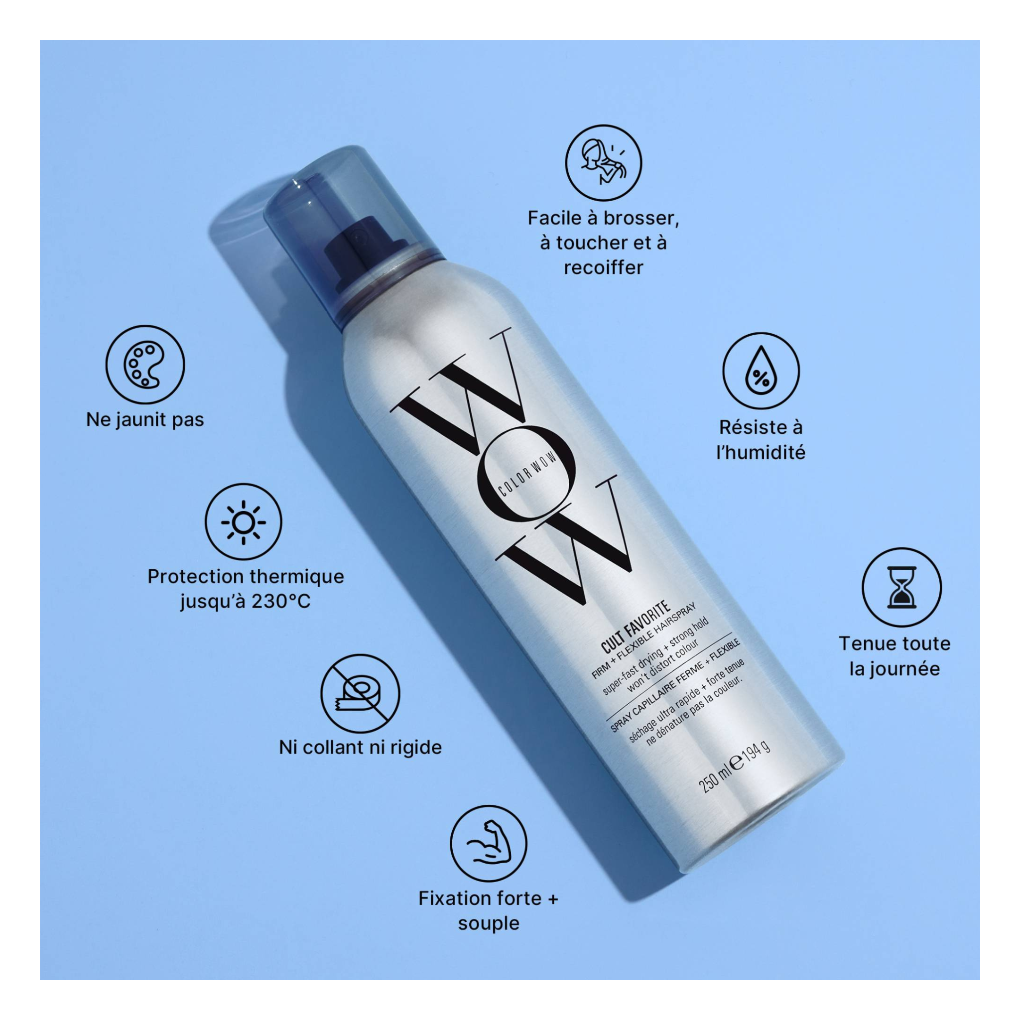 Color Wow - Cult Favorite - Laque tenue forte & flexible - 250 ML