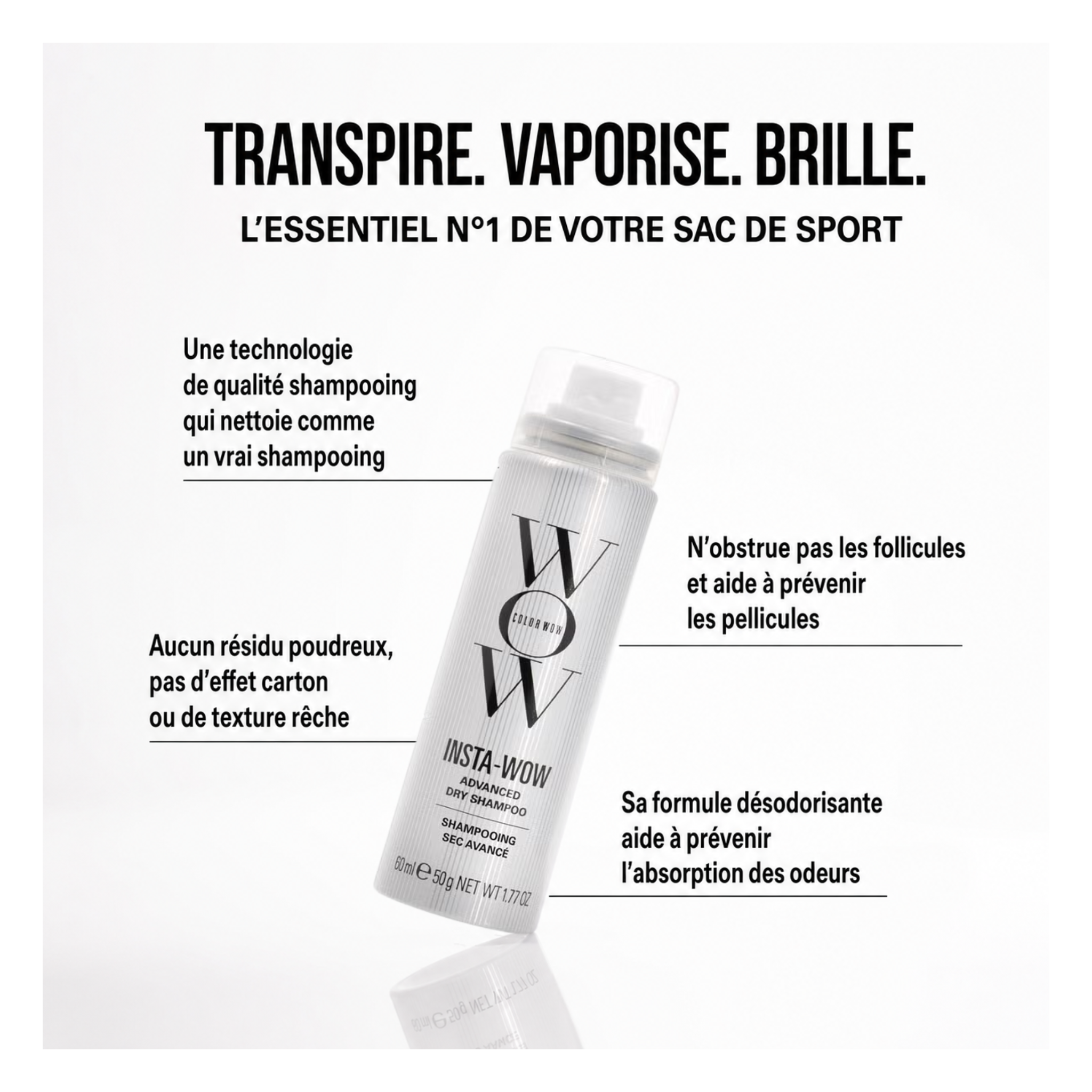 Color Wow - Insta-Wow - Shampoing sec avancé - 60 ML