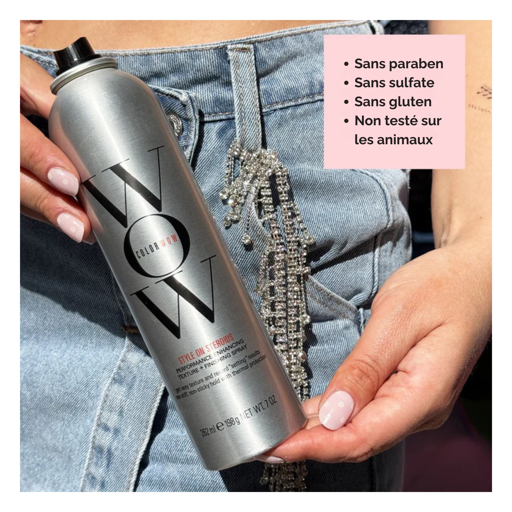 Color Wow - Style on Steroids - Spray texturisant & finition haute performance - 250 ML