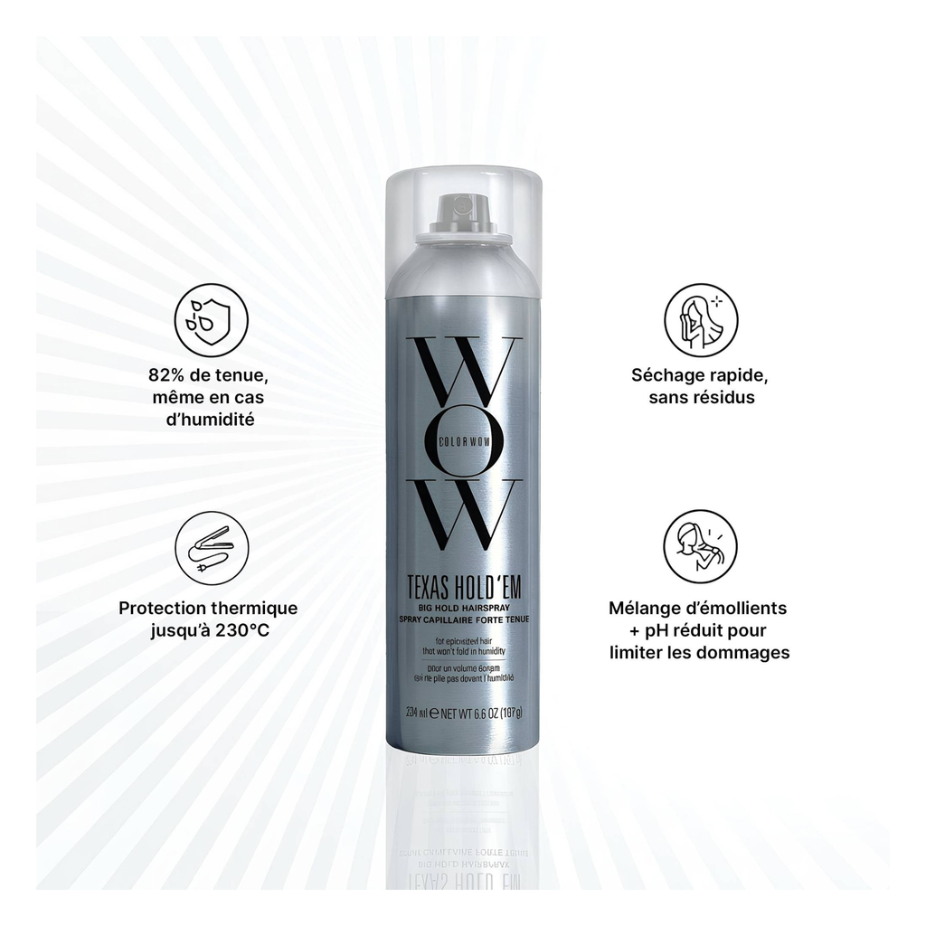 Color Wow - Texas Hold'em - Laque fixation extra forte - 234 ML