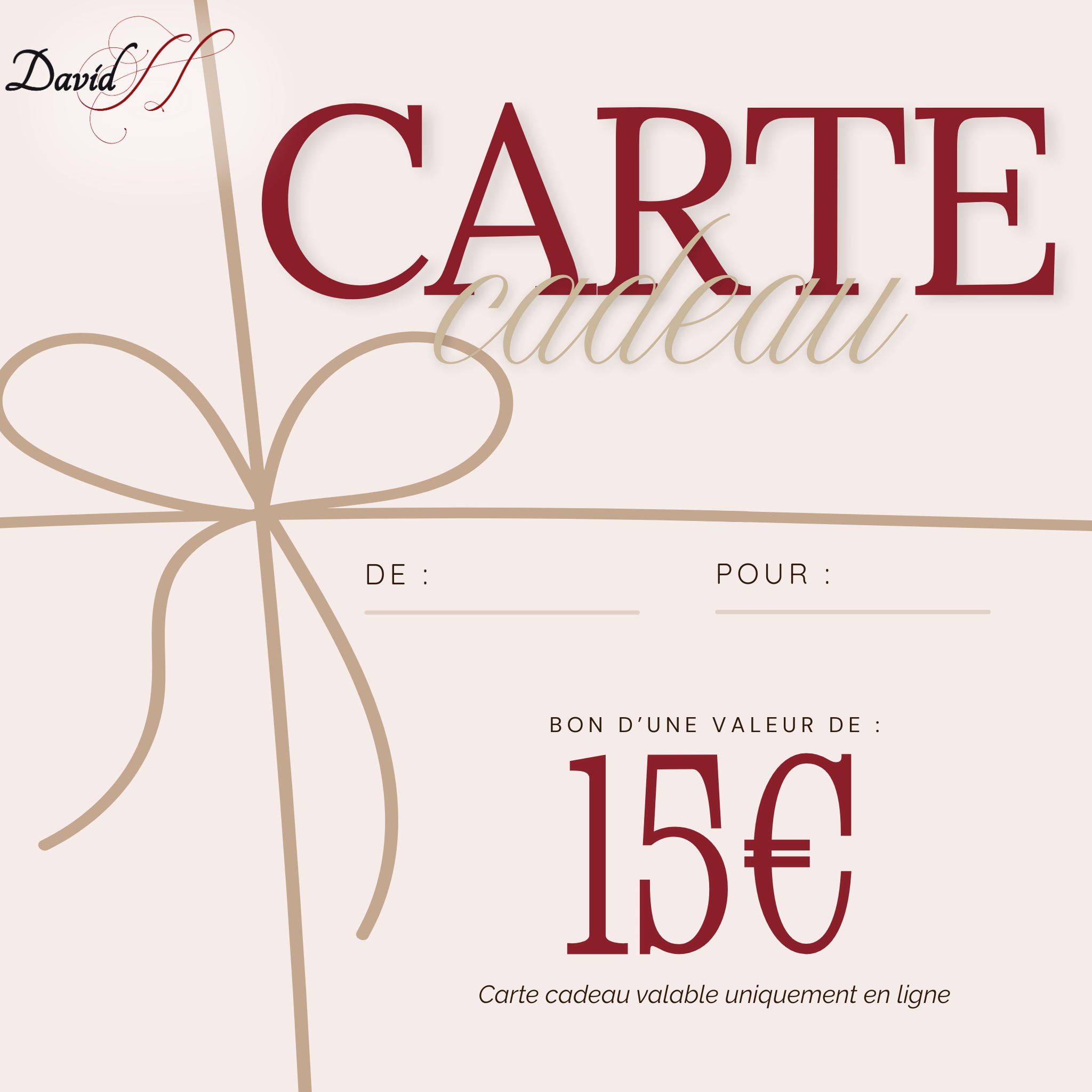 Carte cadeau David H