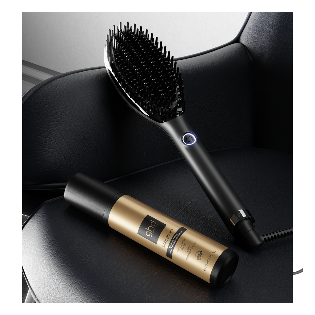 GHD - Brosse chauffante Glide noire