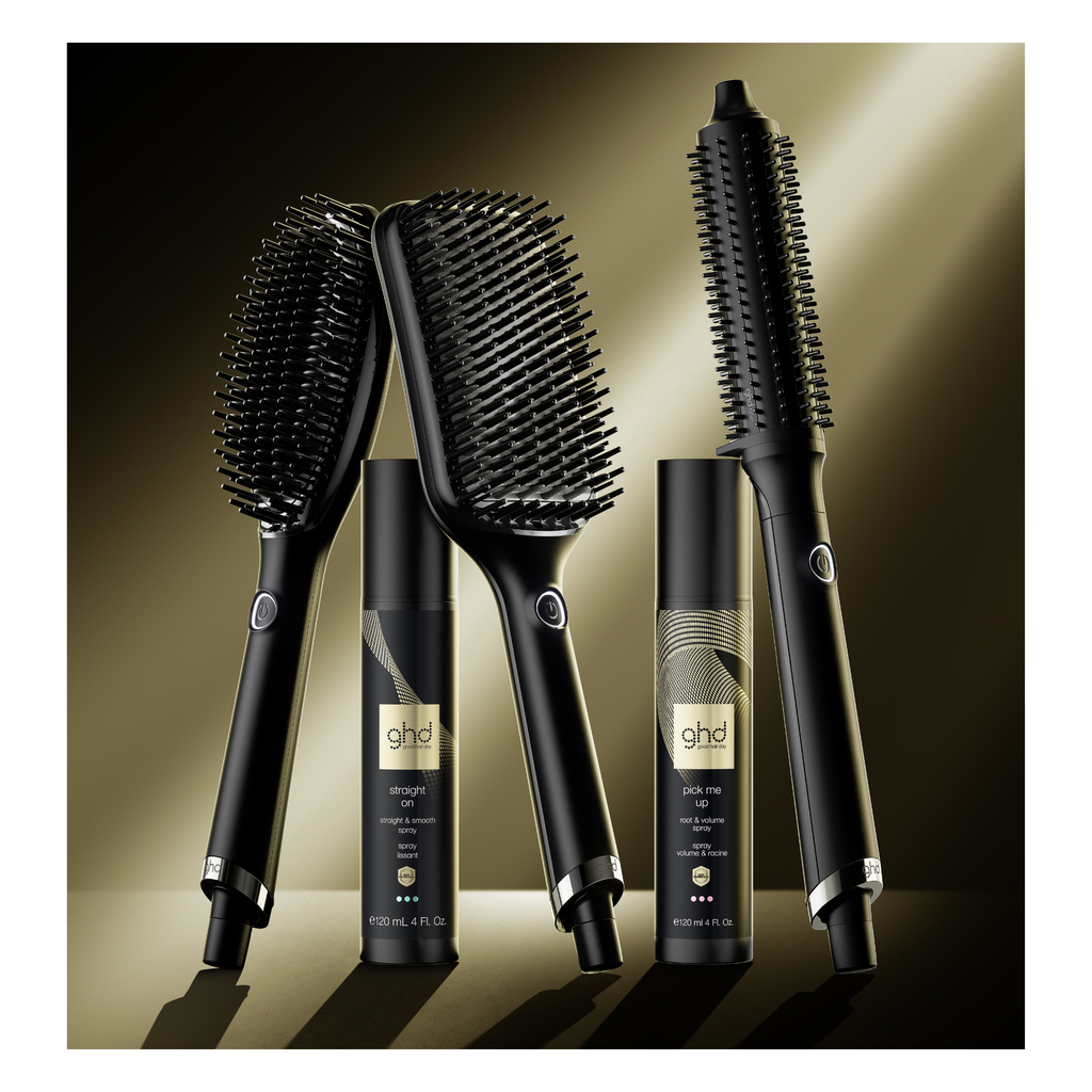 GHD - Brosse chauffante Rise noire
