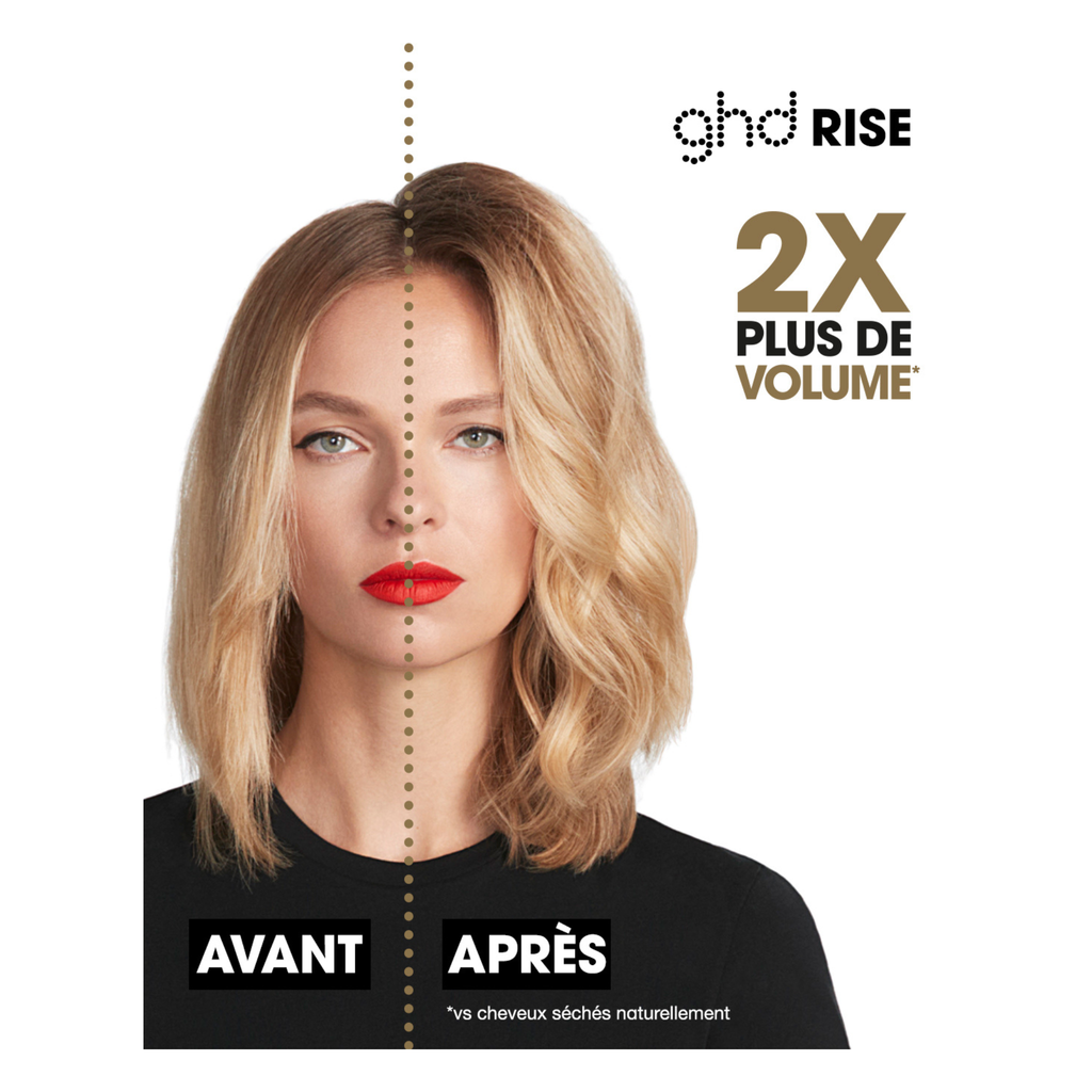 GHD - Brosse chauffante Rise noire