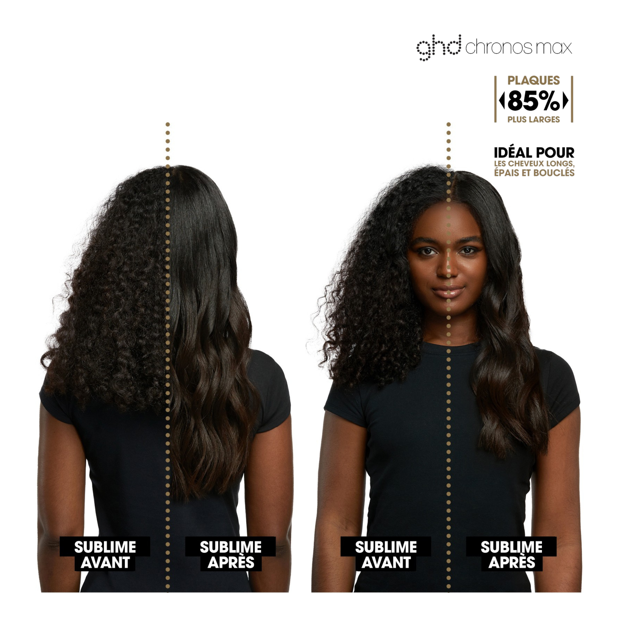 GHD - Chronos Max - Lisseur noir