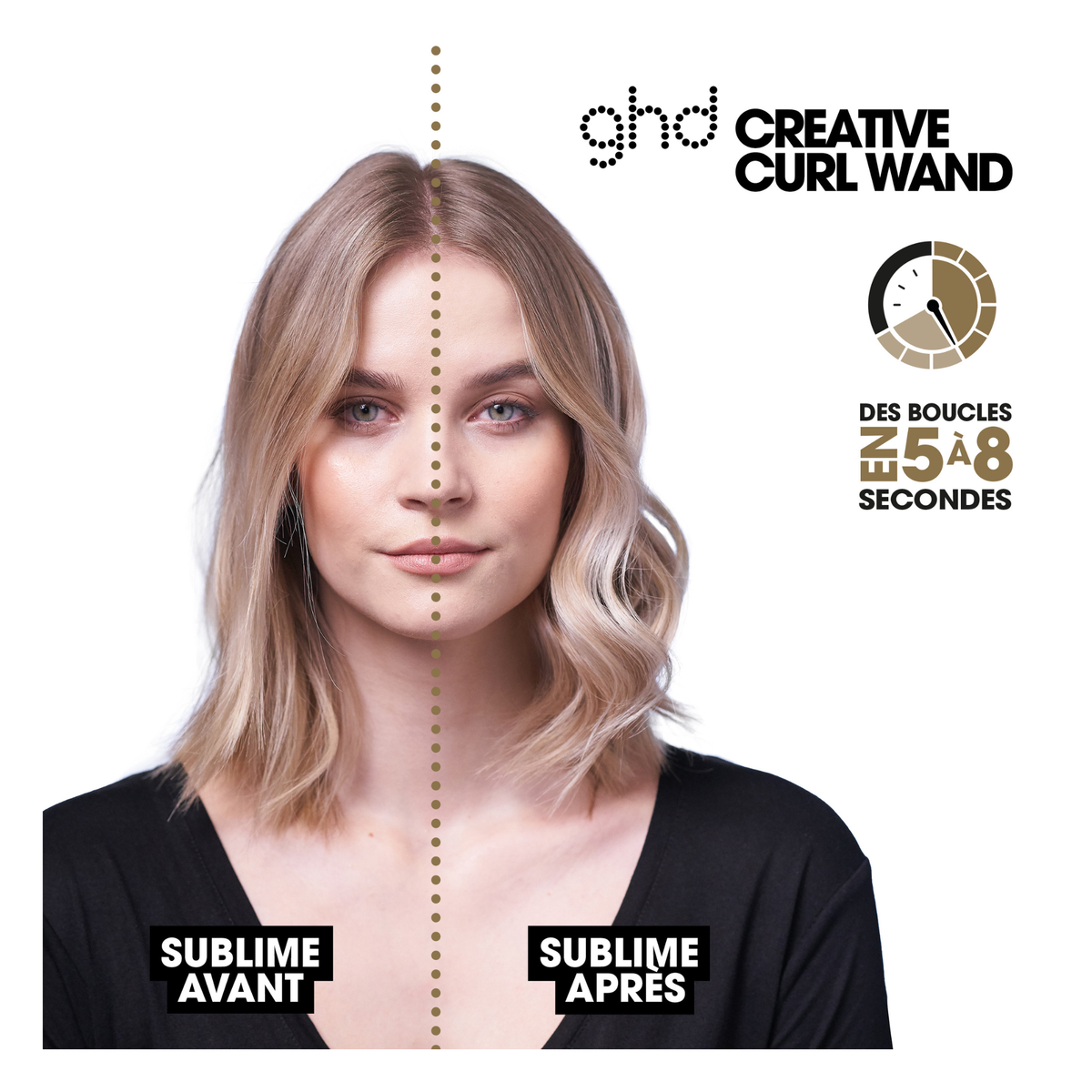 GHD - Curve - Creative curl wand noir