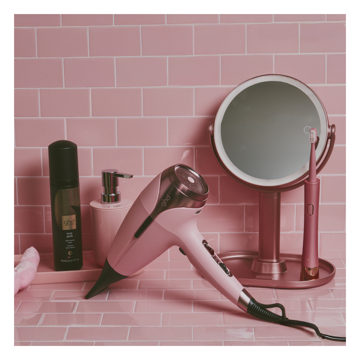 GHD - Helios - Rose - Collection Pink