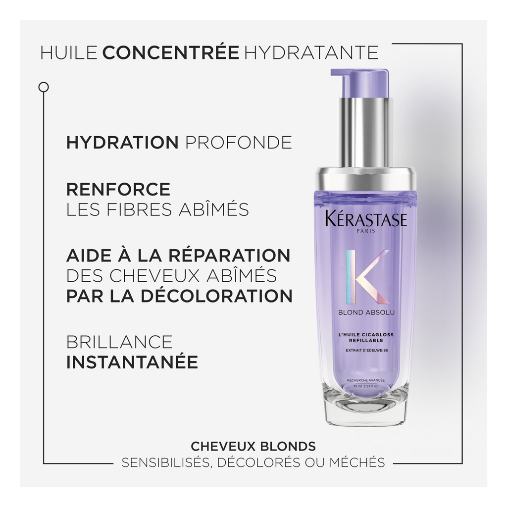 Kérastase - Blond Absolu - Huile cicagloss rechargeable - 75 ML