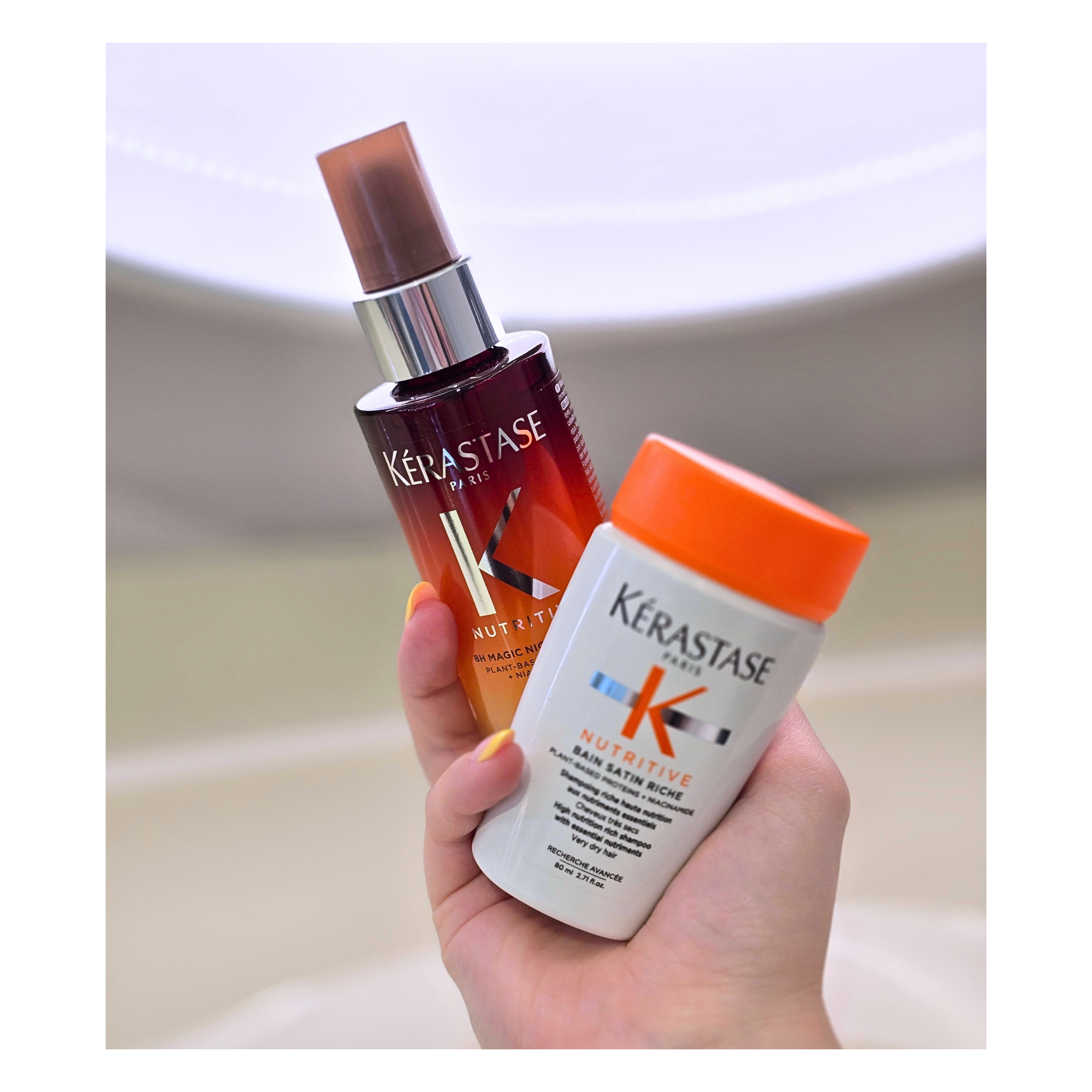 Kérastase - Nutritive – Duo Nutritive Sérum 8H Magic Night + Bain Satin Riche