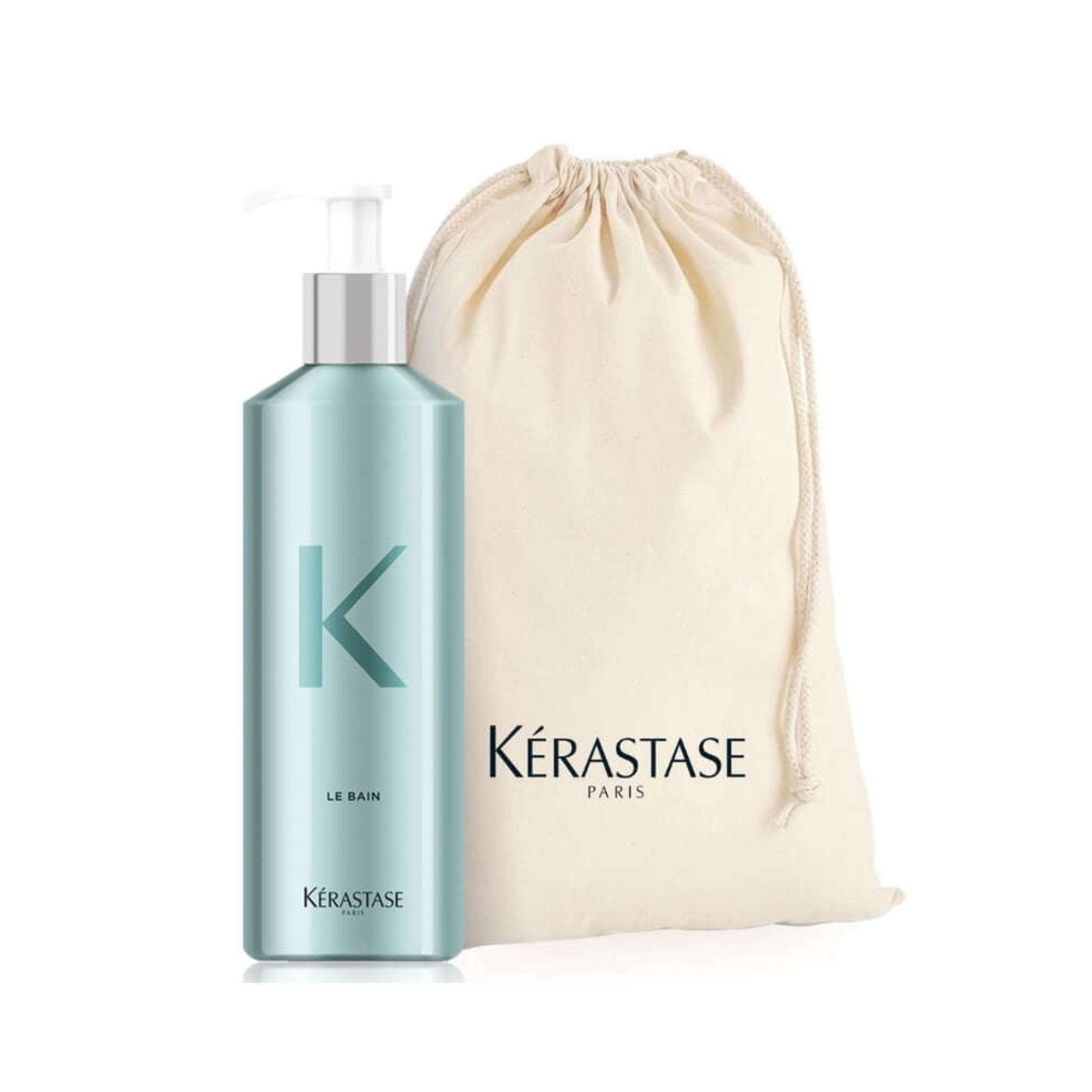 Kérastase - Bouteille aluminium rechargeable - 250 ML - Flacon vide.