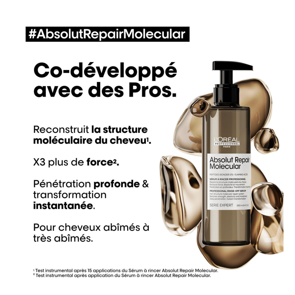 L'Oréal Professionnel - Absolut Repair Molecular - Sérum à rincer - 250 ML L'OREAL PROFESSIONNEL