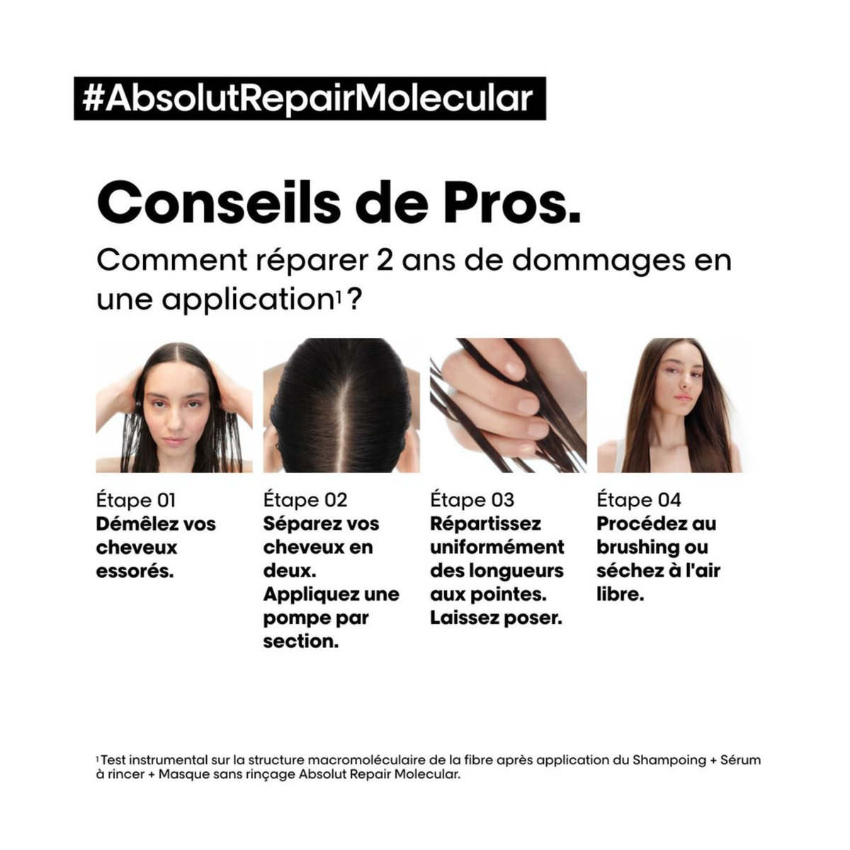 L'Oréal Professionnel - Absolut Repair Molecular - Masque sans rinçage - 100 ML L'OREAL PROFESSIONNEL