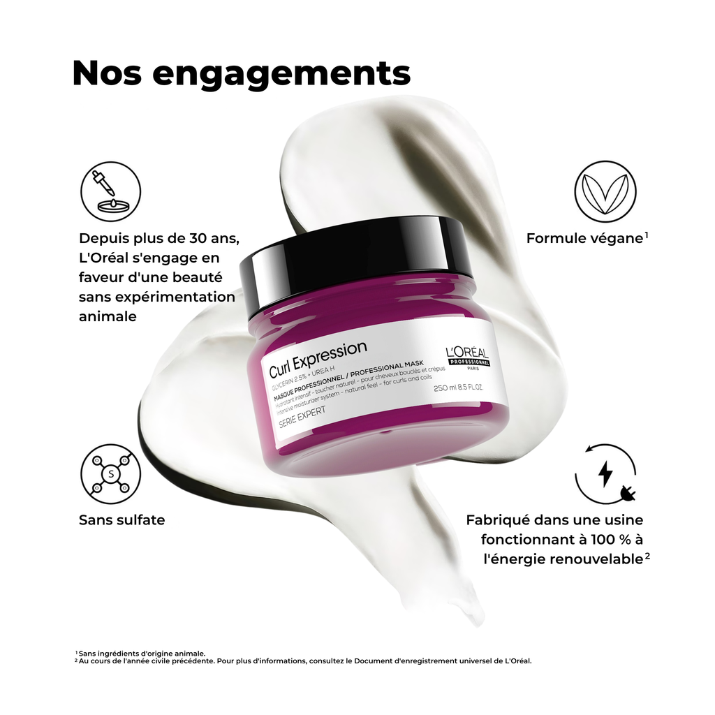 L'Oréal Professionnel - Curl Expression - Masque professionnel - 250 ML L'OREAL PROFESSIONNEL