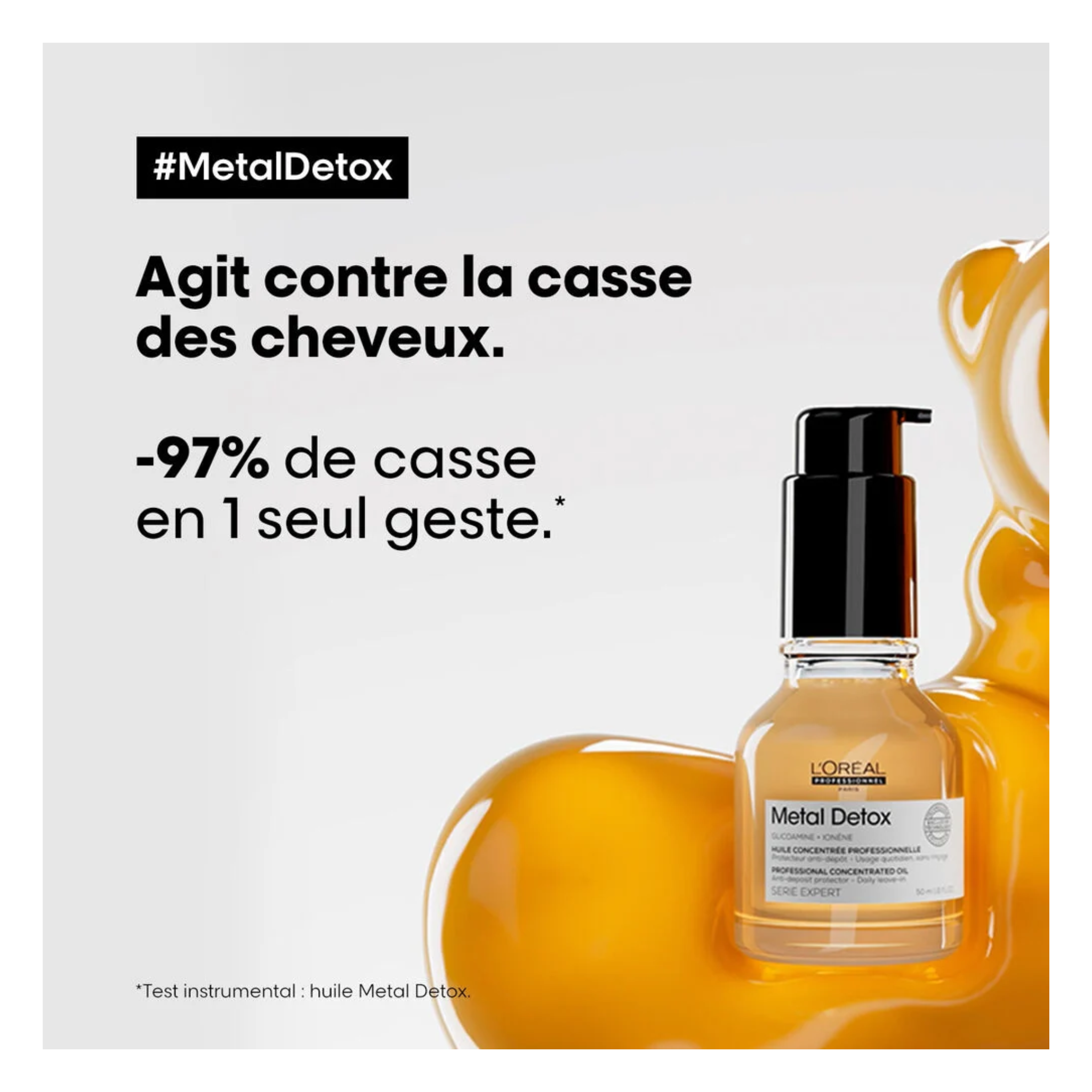 L'Oréal Professionnel - Metal Detox - Huile professionnelle - 50 ML L'OREAL PROFESSIONNEL